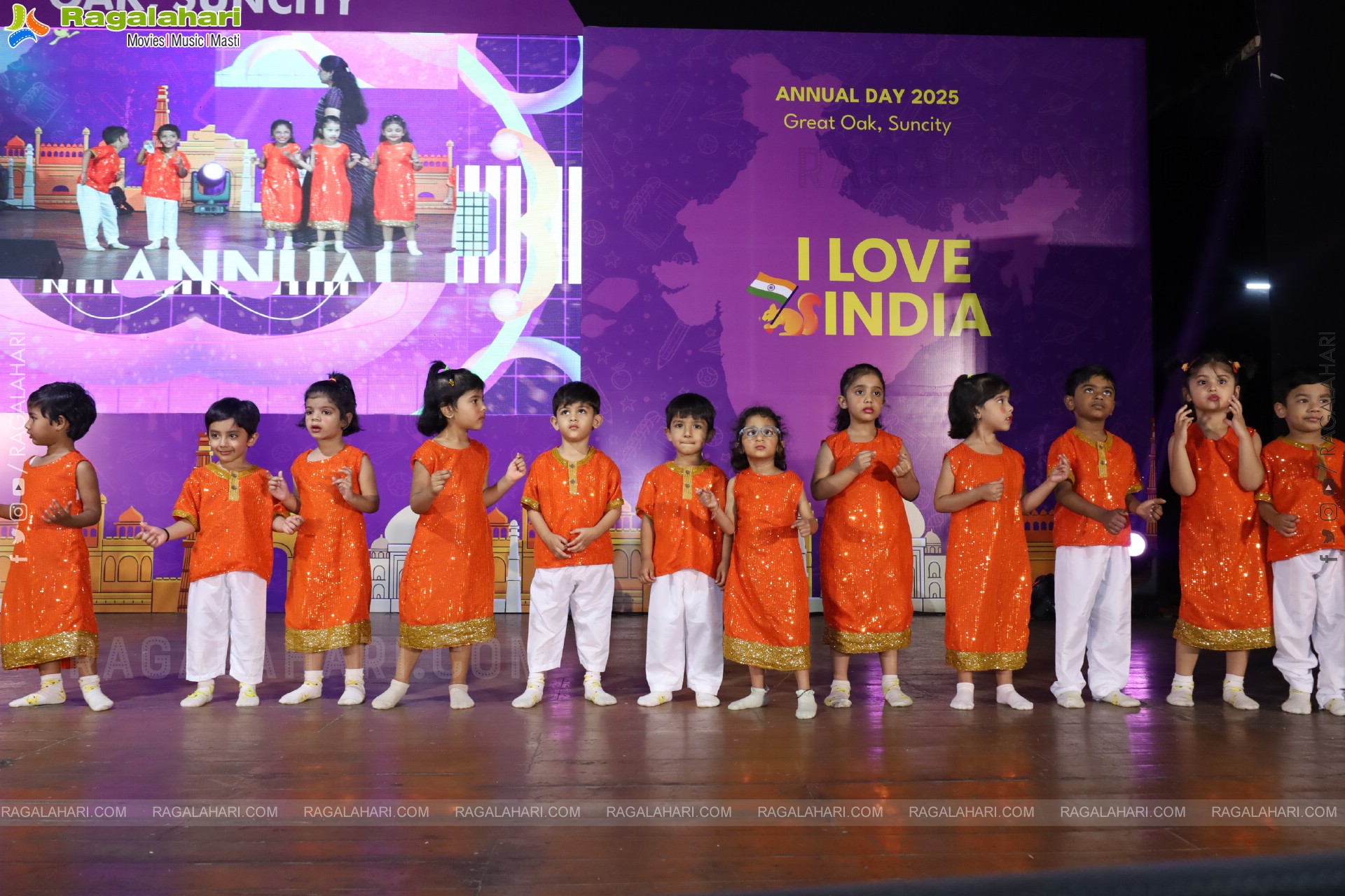 Kangaroo Kids-Suncity and Great Oak Annual Day 2025 @Taramathi Baradari