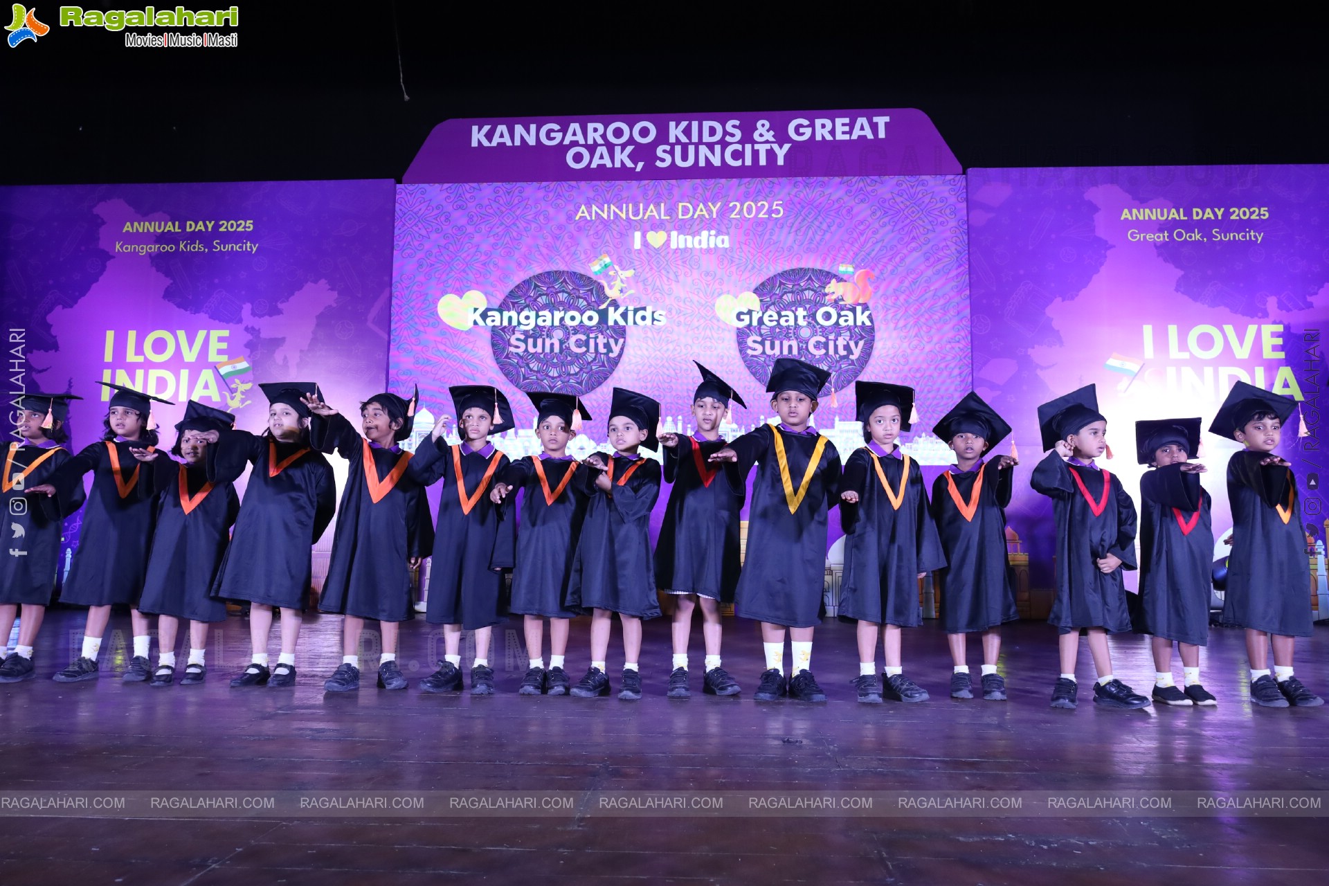 Kangaroo Kids-Suncity and Great Oak Annual Day 2025 @Taramathi Baradari