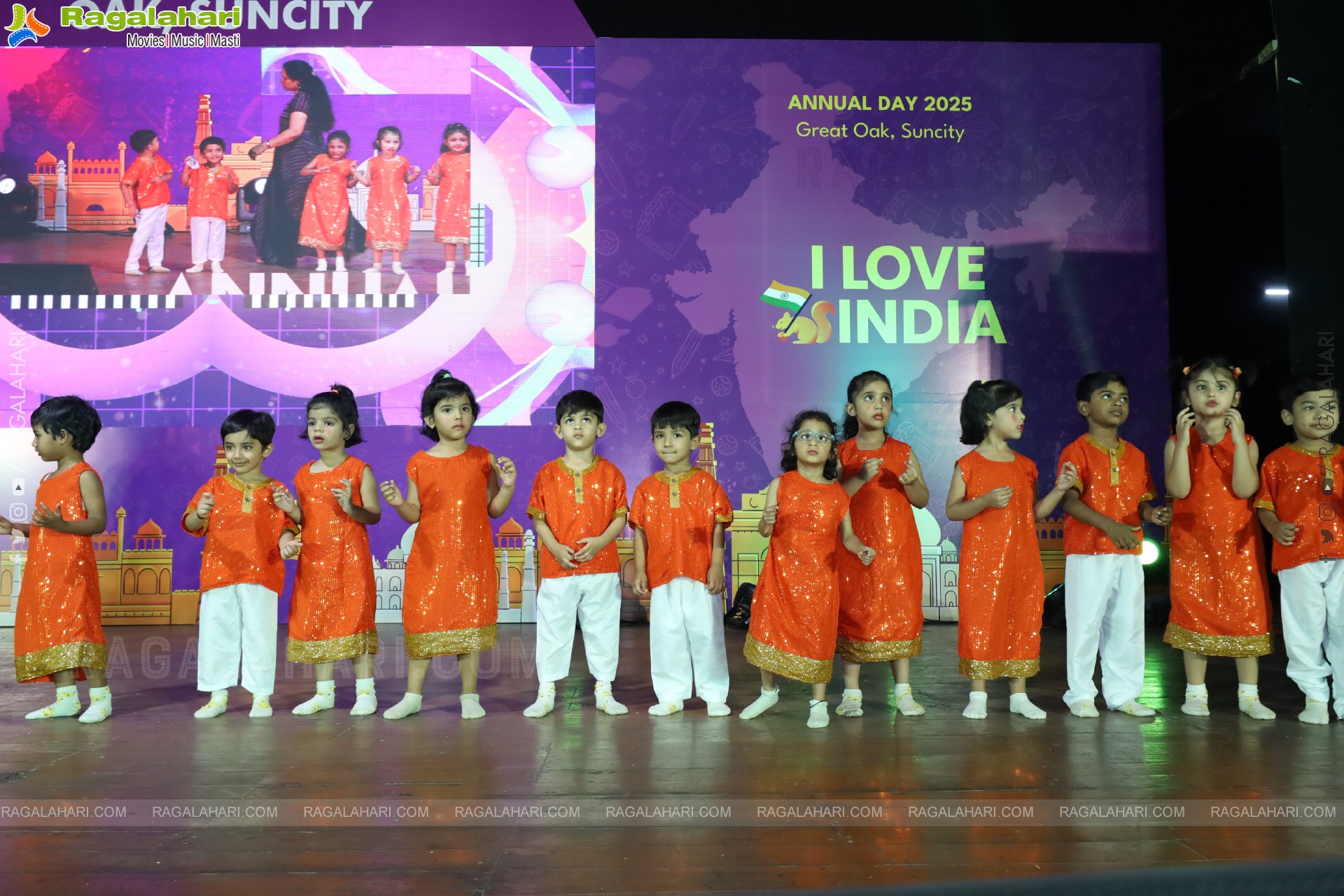 Kangaroo Kids-Suncity and Great Oak Annual Day 2025 @Taramathi Baradari