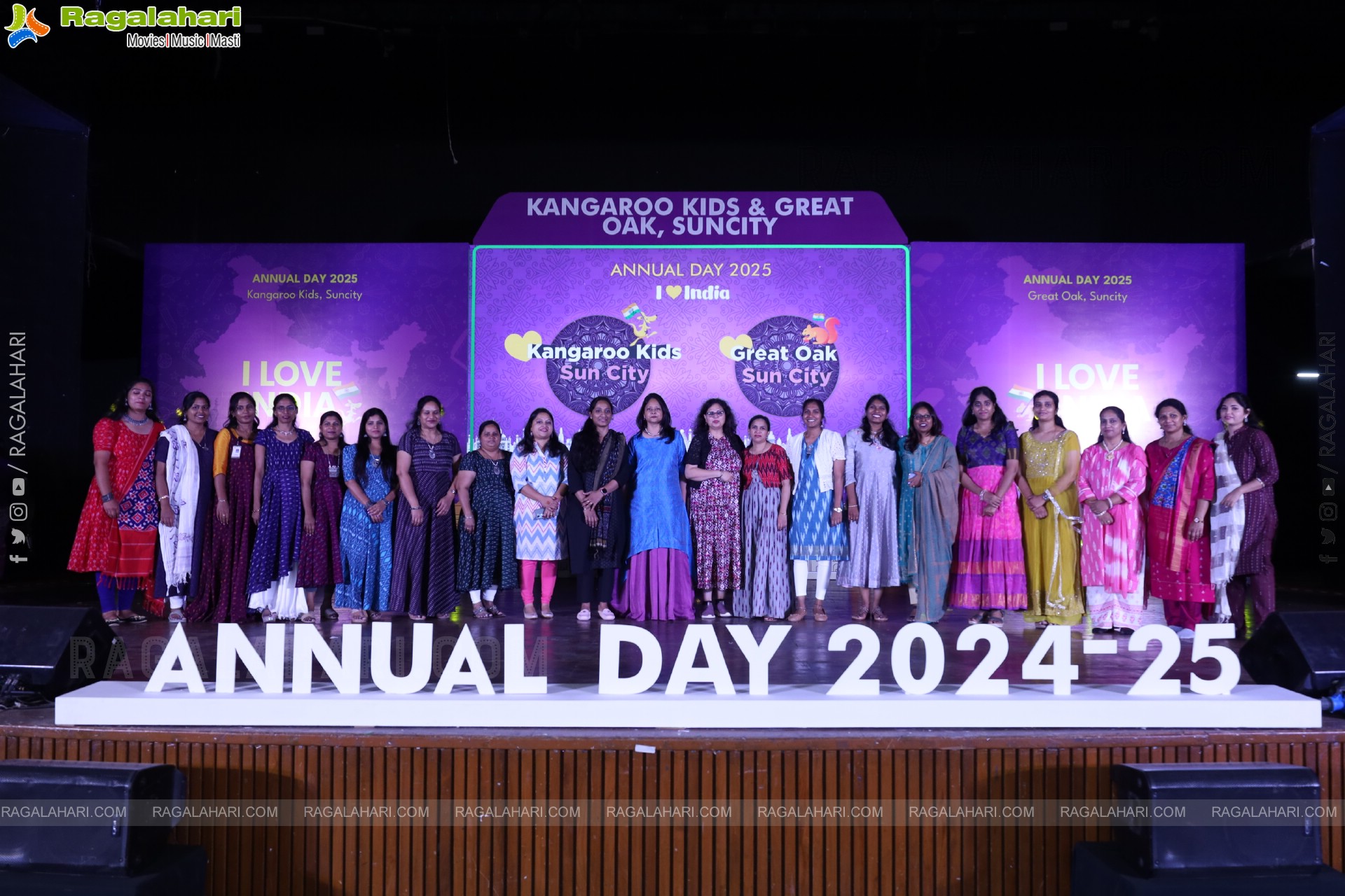 Kangaroo Kids-Suncity and Great Oak Annual Day 2025 @Taramathi Baradari