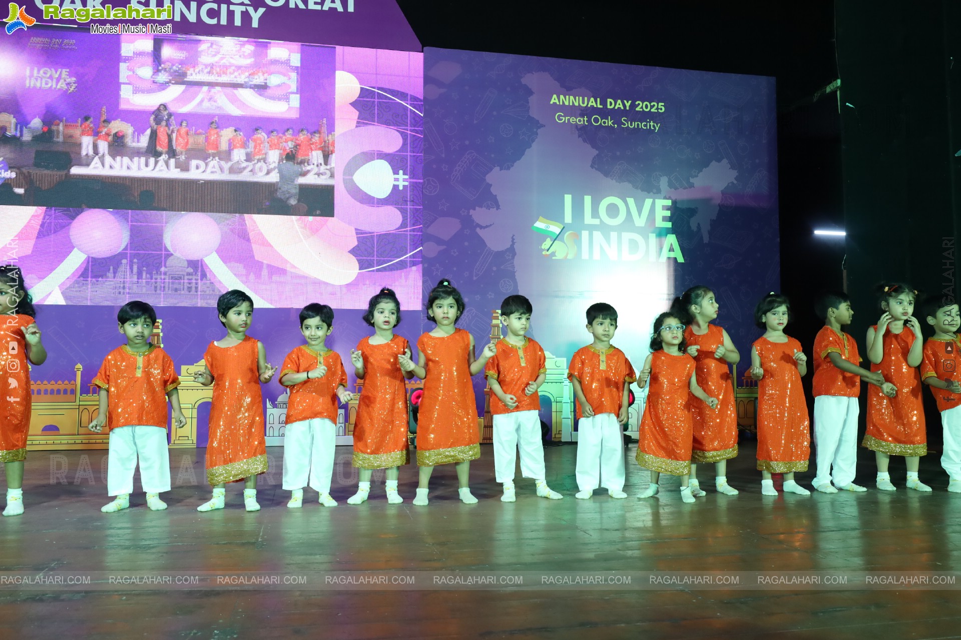 Kangaroo Kids-Suncity and Great Oak Annual Day 2025 @Taramathi Baradari