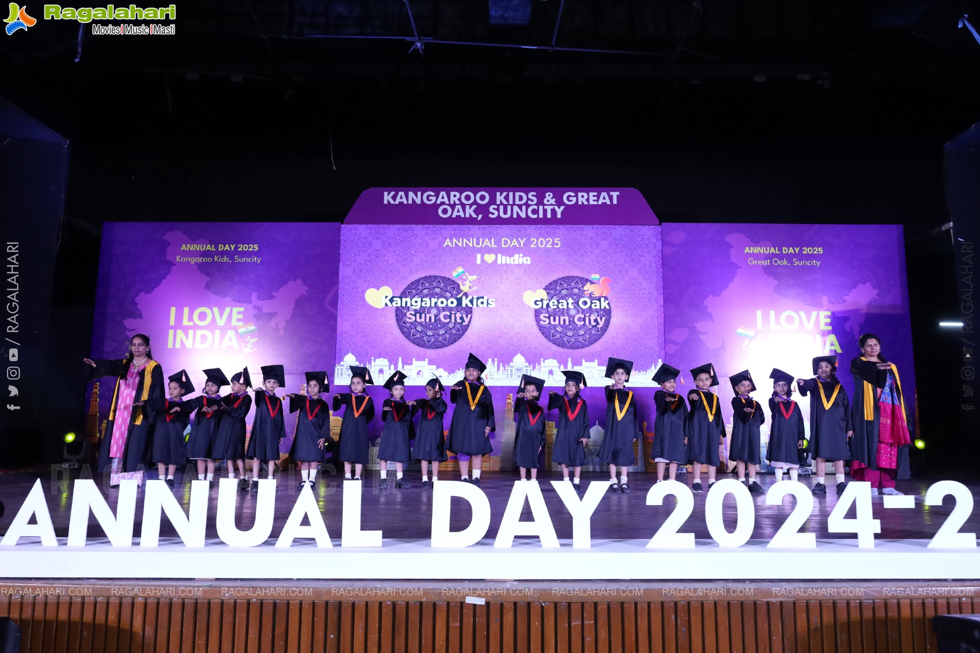 Kangaroo Kids-Suncity and Great Oak Annual Day 2025 @Taramathi Baradari