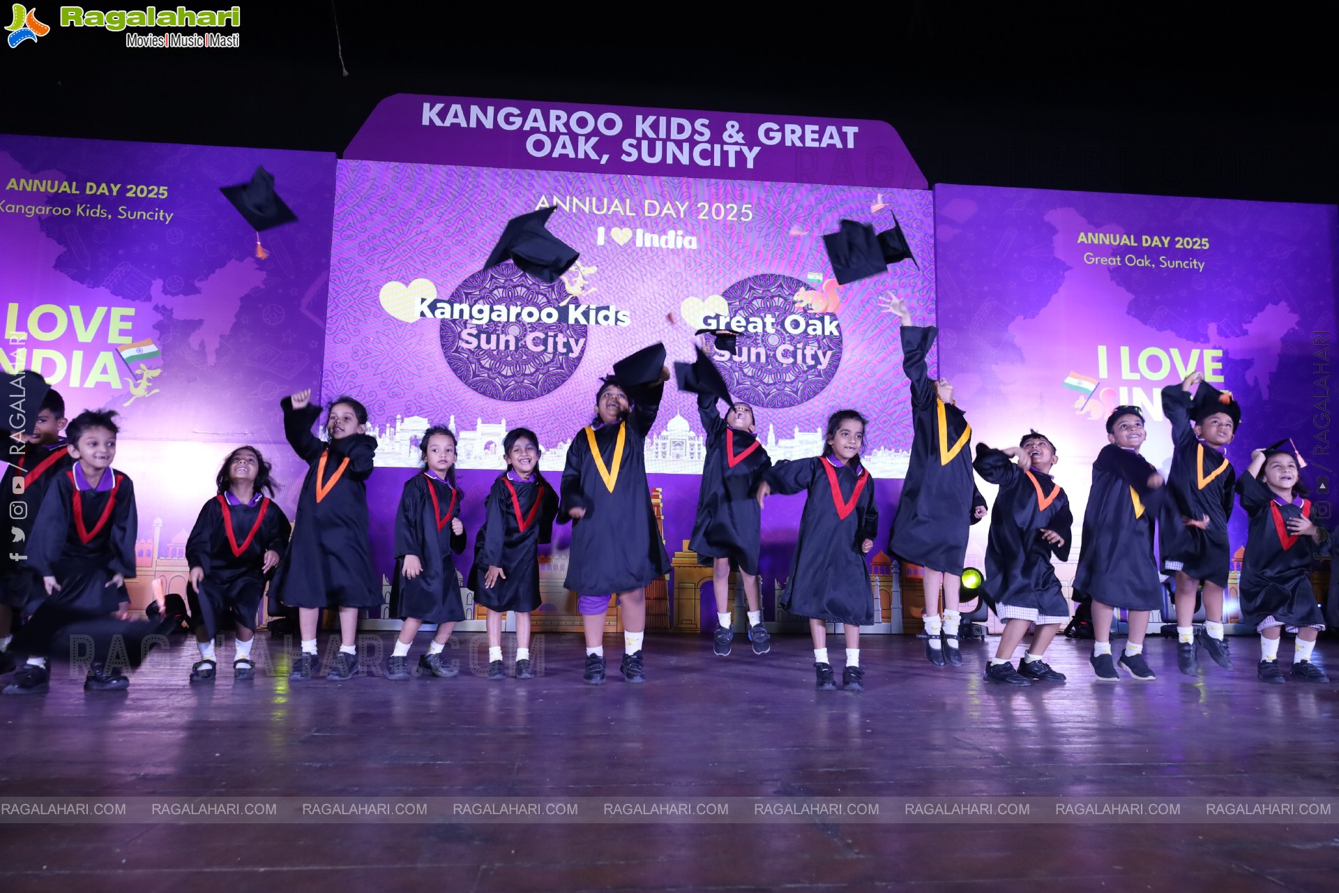 Kangaroo Kids-Suncity and Great Oak Annual Day 2025 @Taramathi Baradari