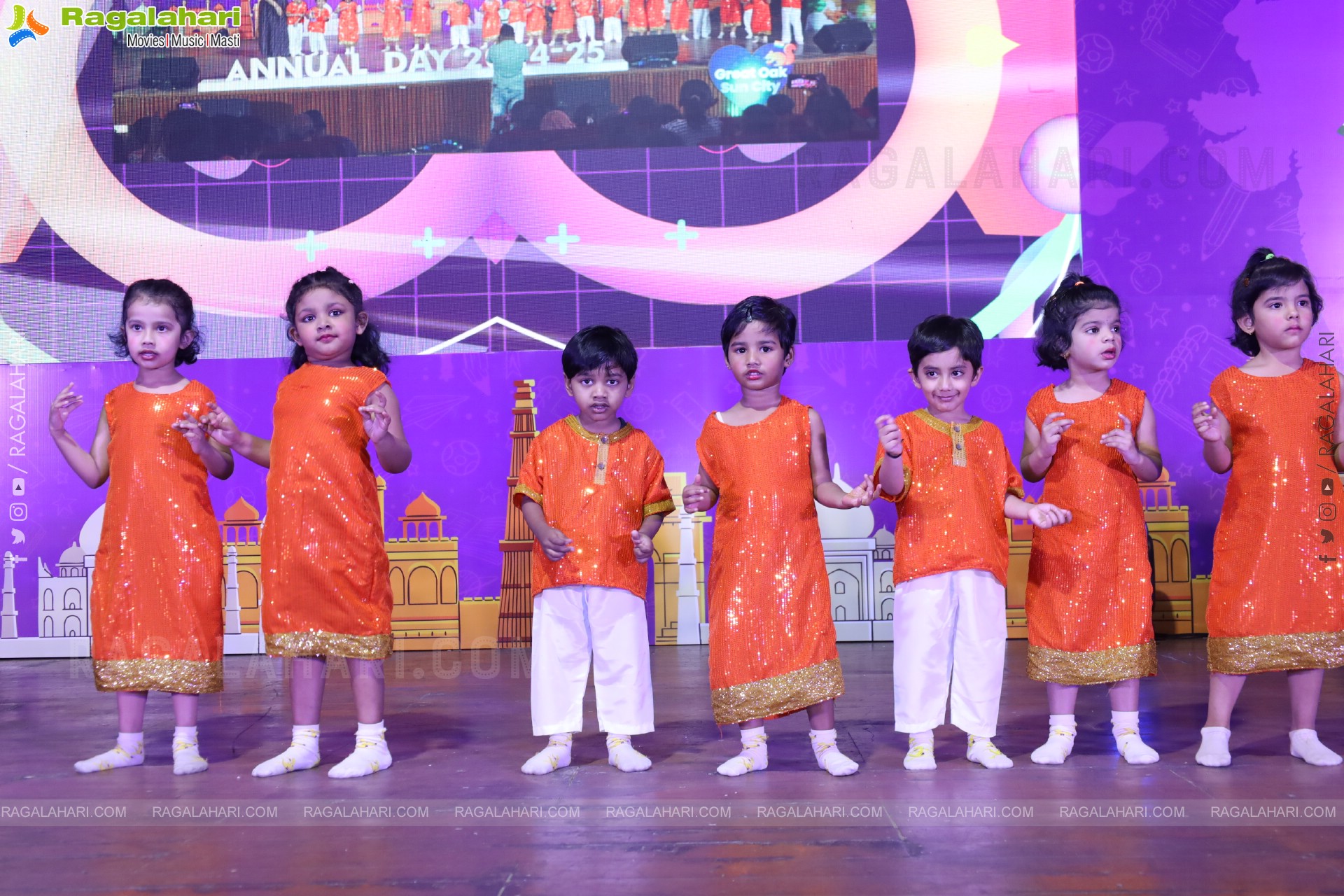 Kangaroo Kids-Suncity and Great Oak Annual Day 2025 @Taramathi Baradari