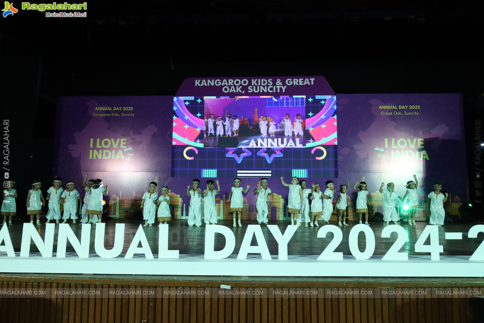 Kangaroo Kids-Suncity and Great Oak Annual Day 2025 @Taramathi Baradari