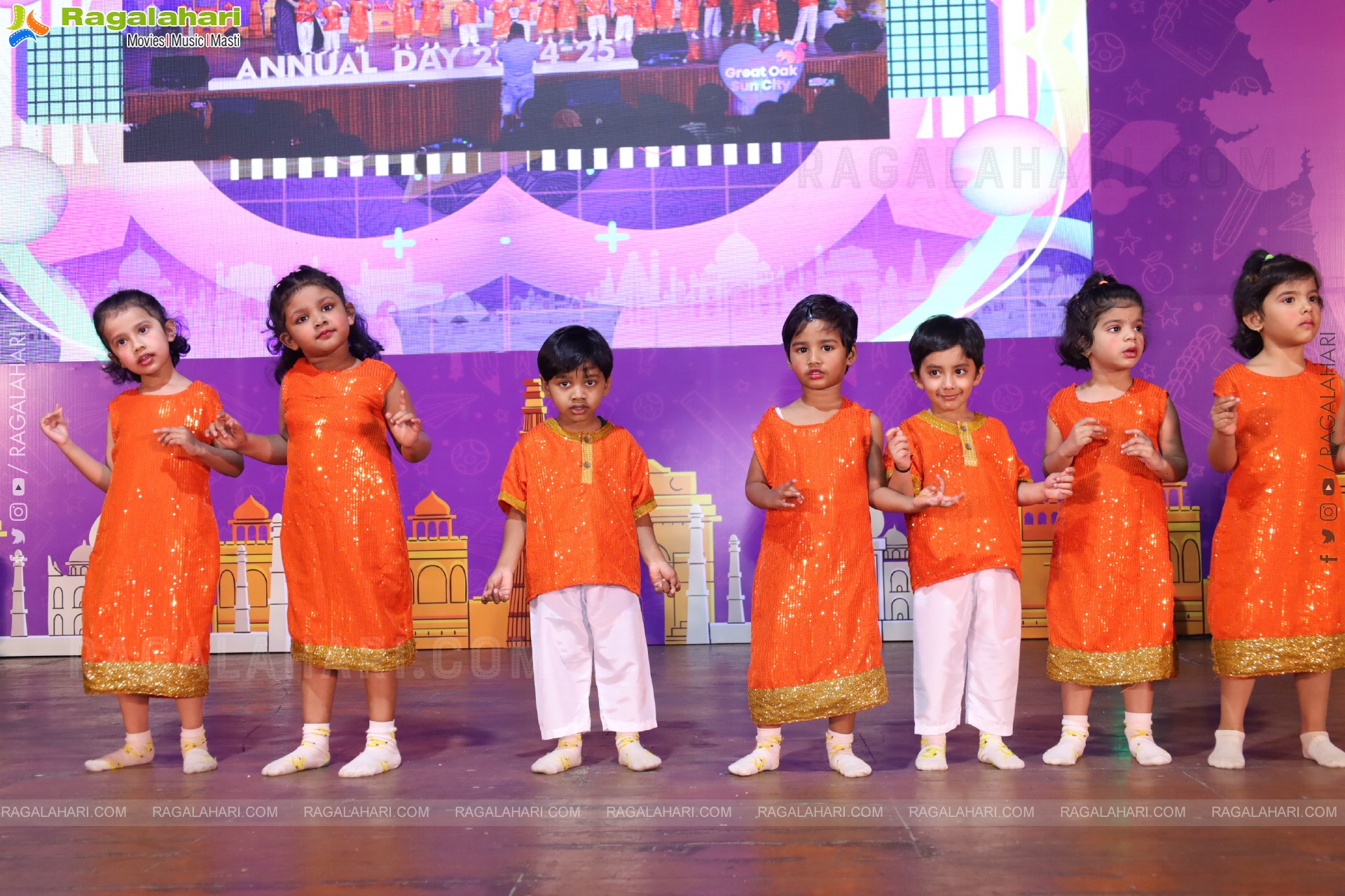 Kangaroo Kids-Suncity and Great Oak Annual Day 2025 @Taramathi Baradari