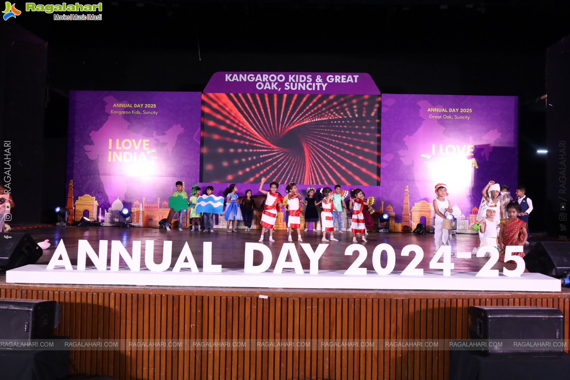 Kangaroo Kids-Suncity and Great Oak Annual Day 2025 @Taramathi Baradari