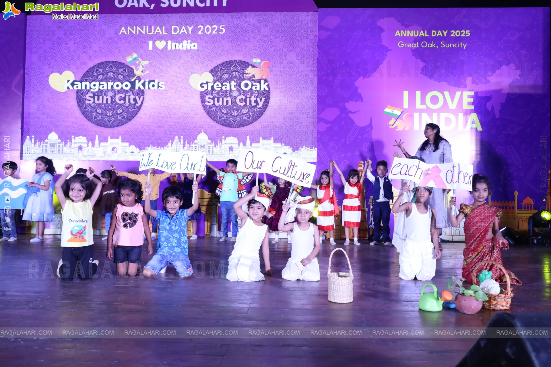 Kangaroo Kids-Suncity and Great Oak Annual Day 2025 @Taramathi Baradari