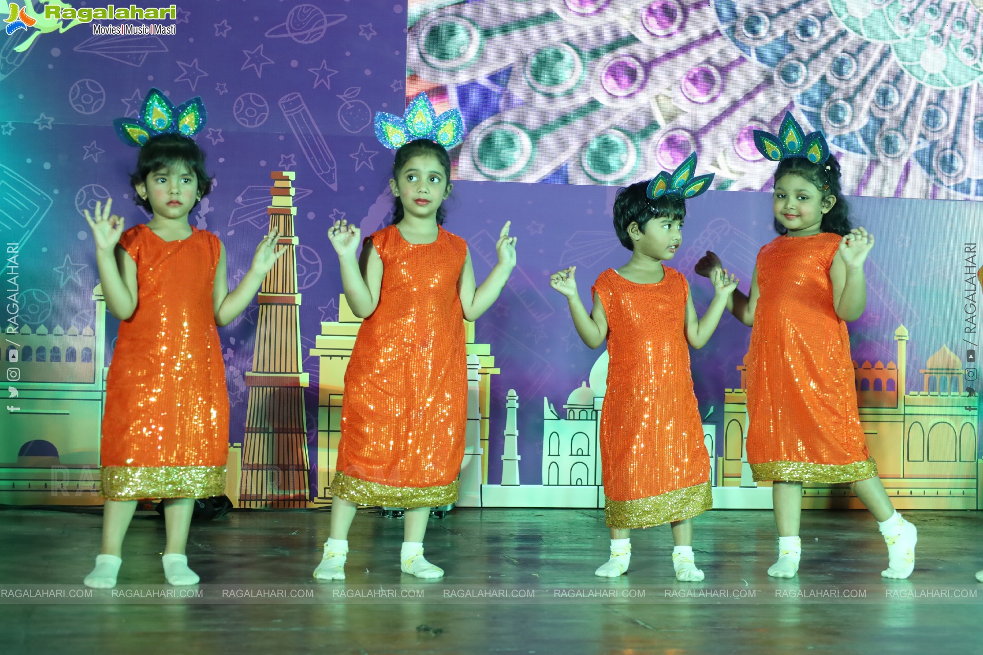 Kangaroo Kids-Suncity and Great Oak Annual Day 2025 @Taramathi Baradari