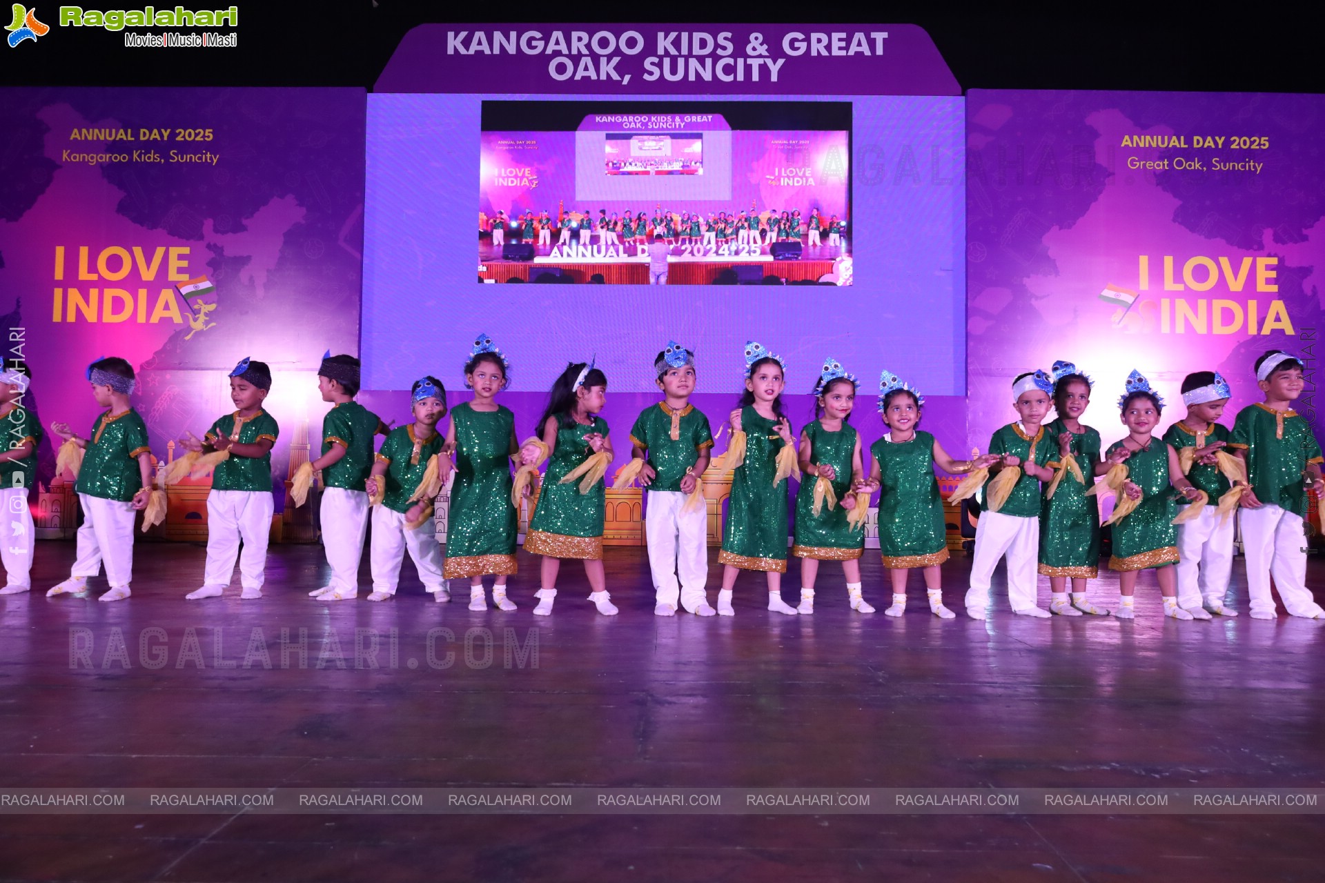 Kangaroo Kids-Suncity and Great Oak Annual Day 2025 @Taramathi Baradari