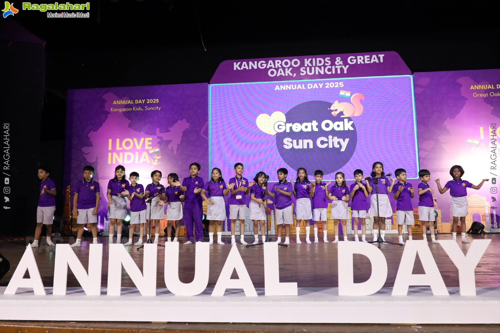 Kangaroo Kids-Suncity and Great Oak Annual Day 2025 @Taramathi Baradari