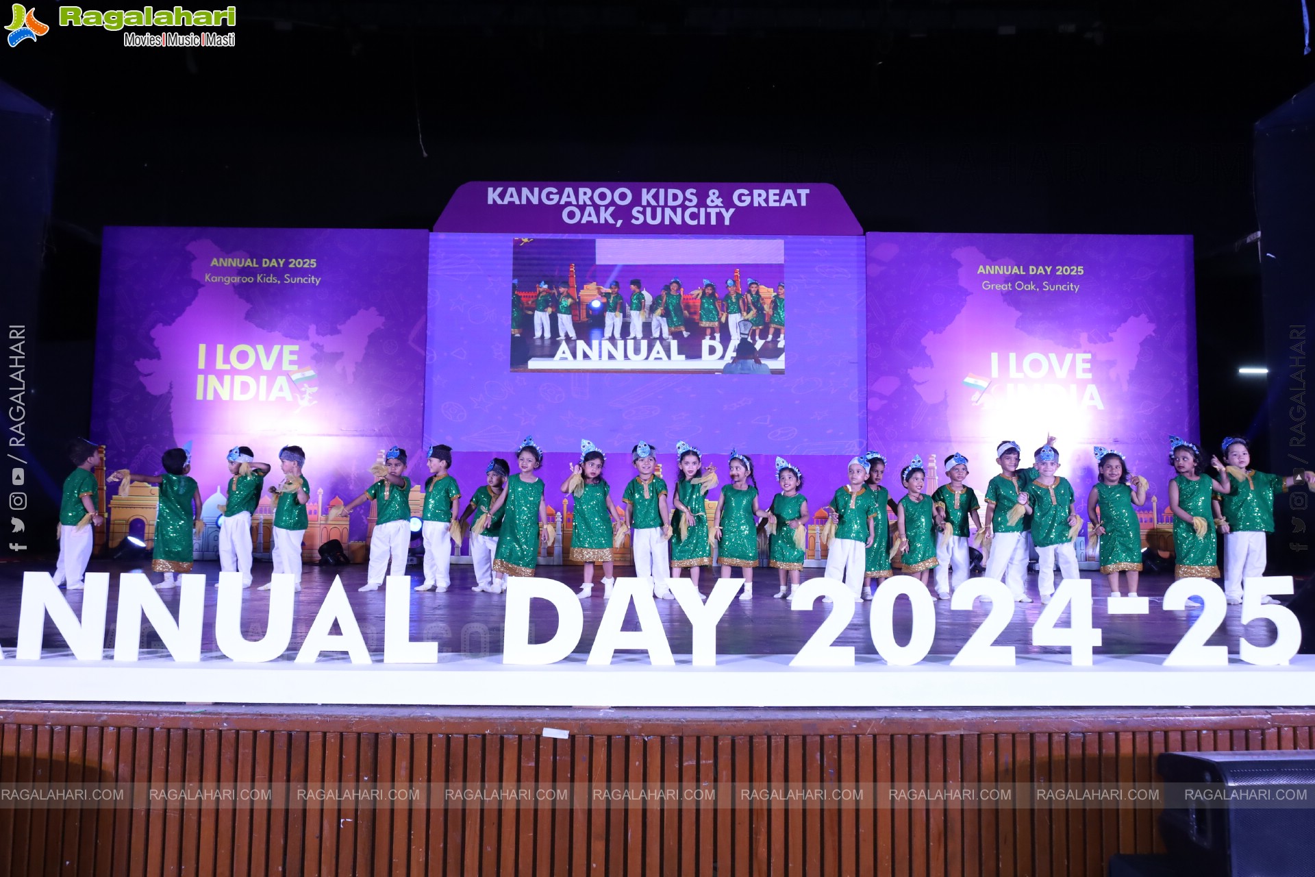 Kangaroo Kids-Suncity and Great Oak Annual Day 2025 @Taramathi Baradari