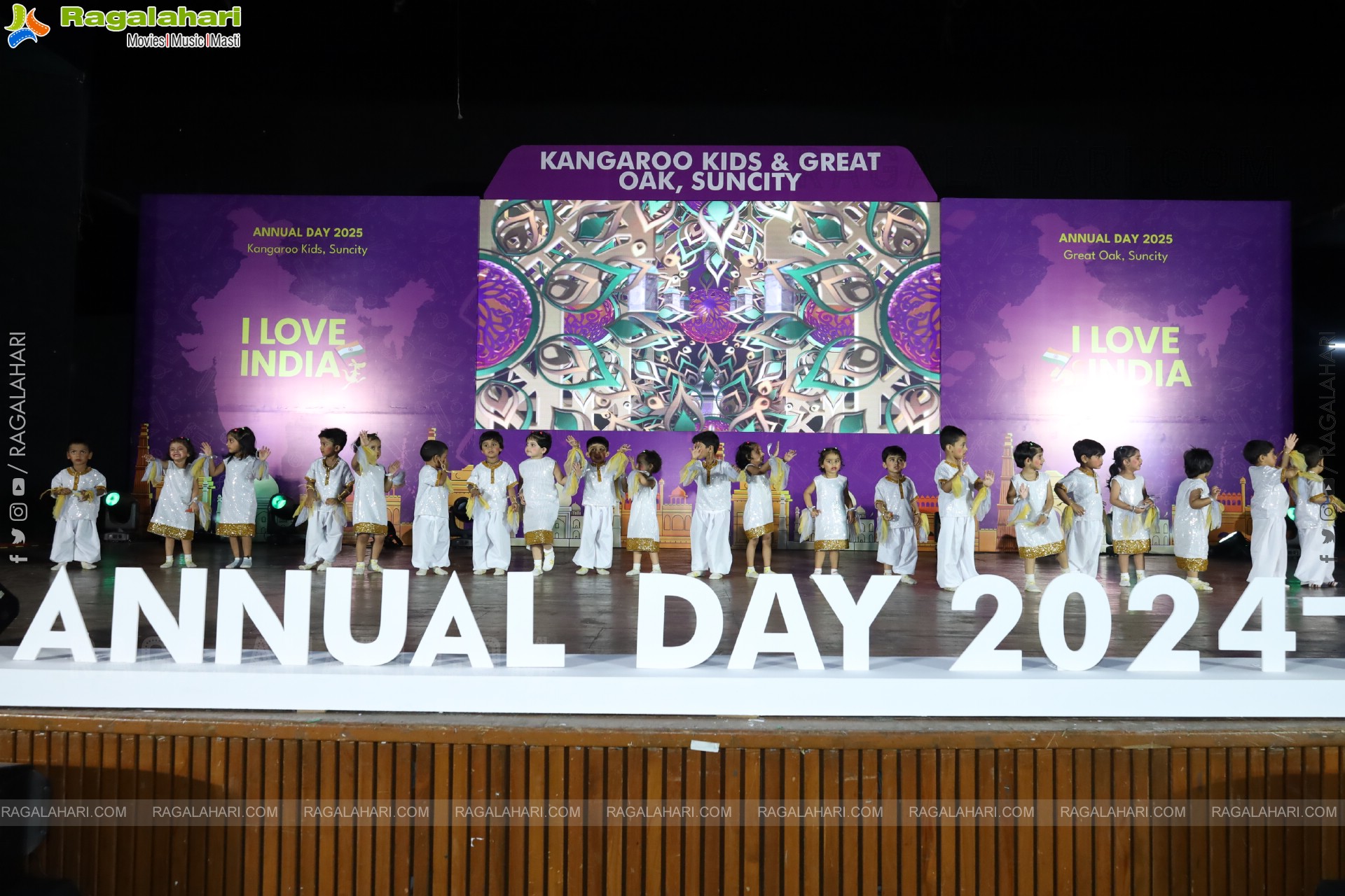 Kangaroo Kids-Suncity and Great Oak Annual Day 2025 @Taramathi Baradari