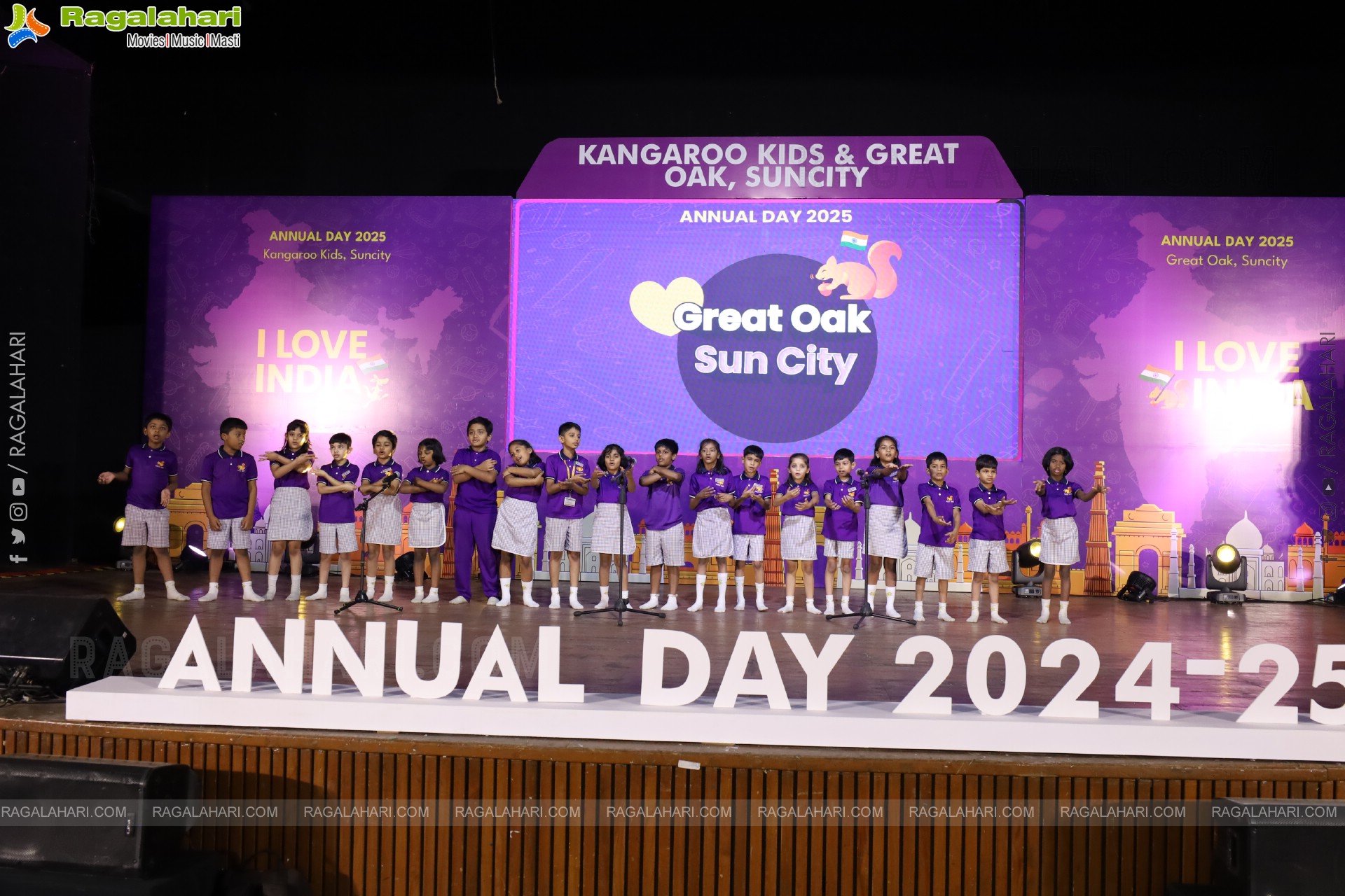 Kangaroo Kids-Suncity and Great Oak Annual Day 2025 @Taramathi Baradari