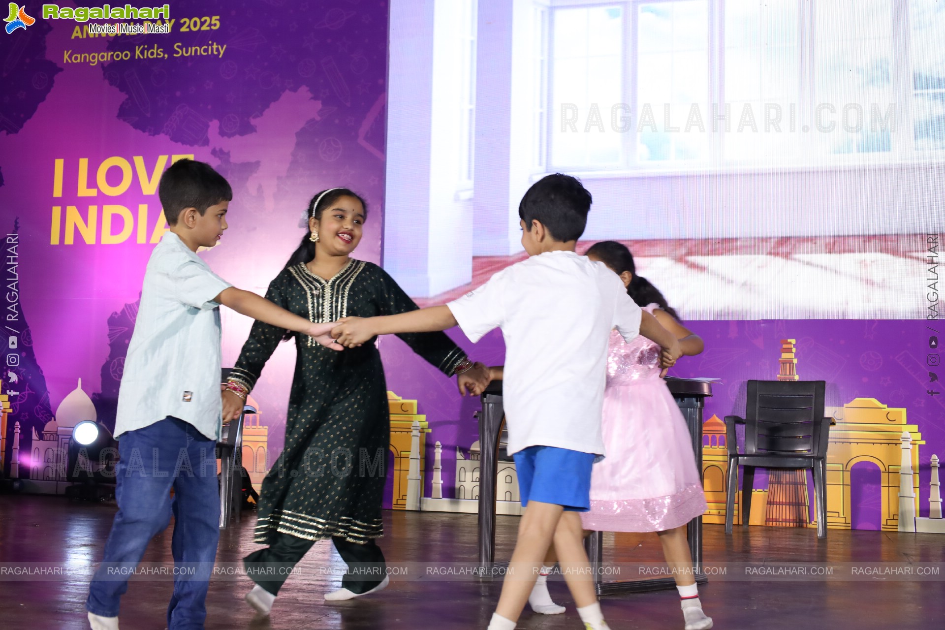 Kangaroo Kids-Suncity and Great Oak Annual Day 2025 @Taramathi Baradari