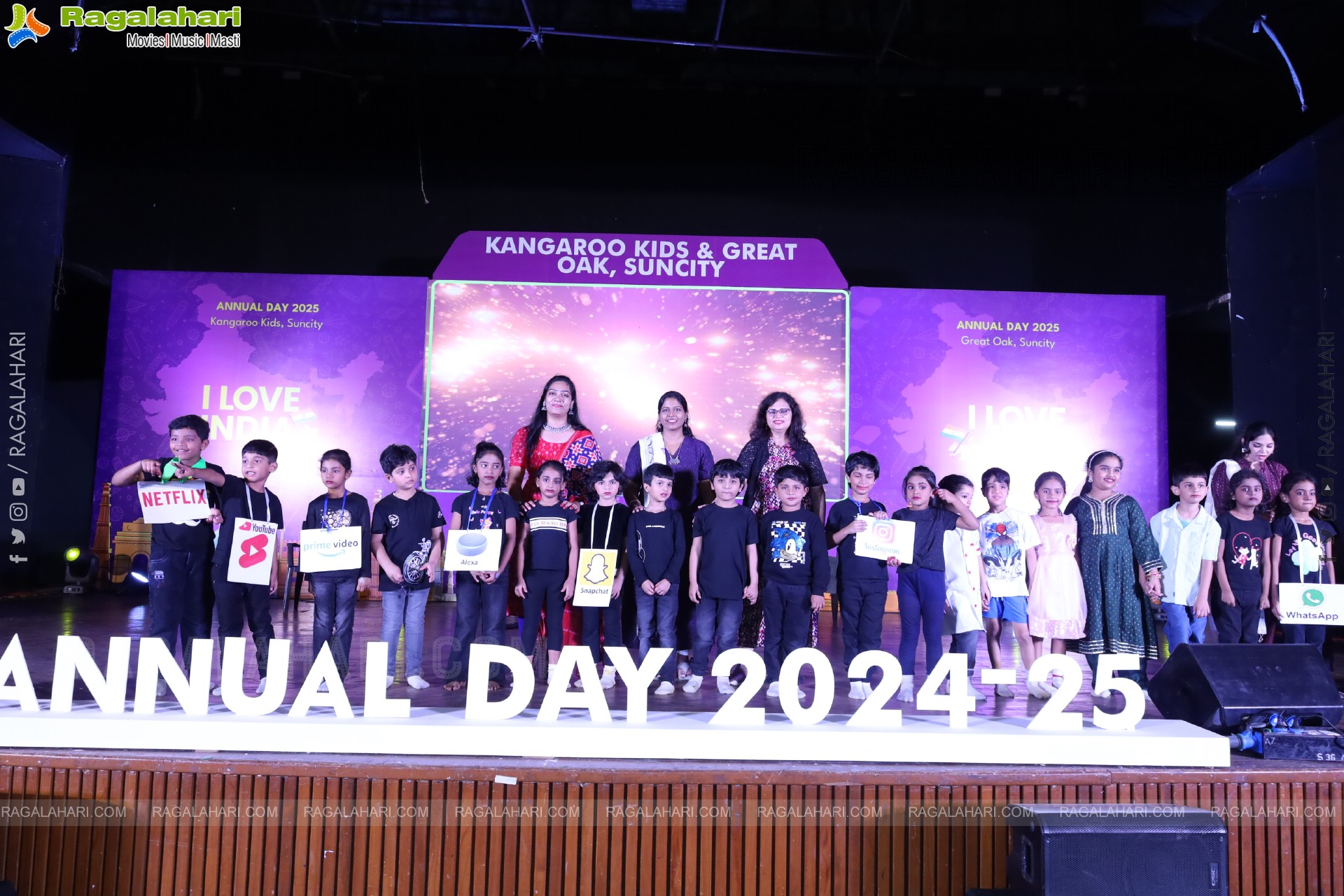 Kangaroo Kids-Suncity and Great Oak Annual Day 2025 @Taramathi Baradari