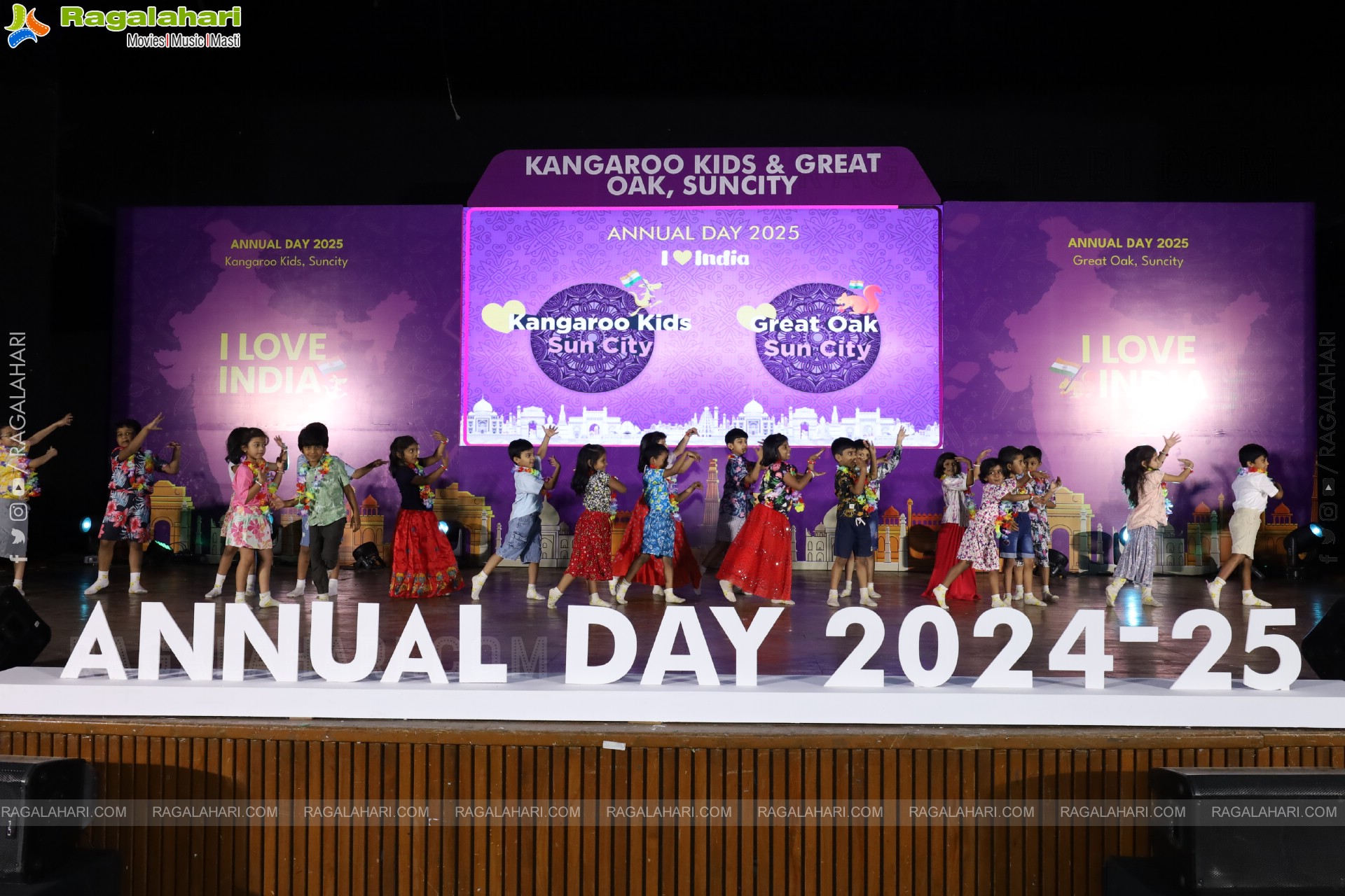 Kangaroo Kids-Suncity and Great Oak Annual Day 2025 @Taramathi Baradari