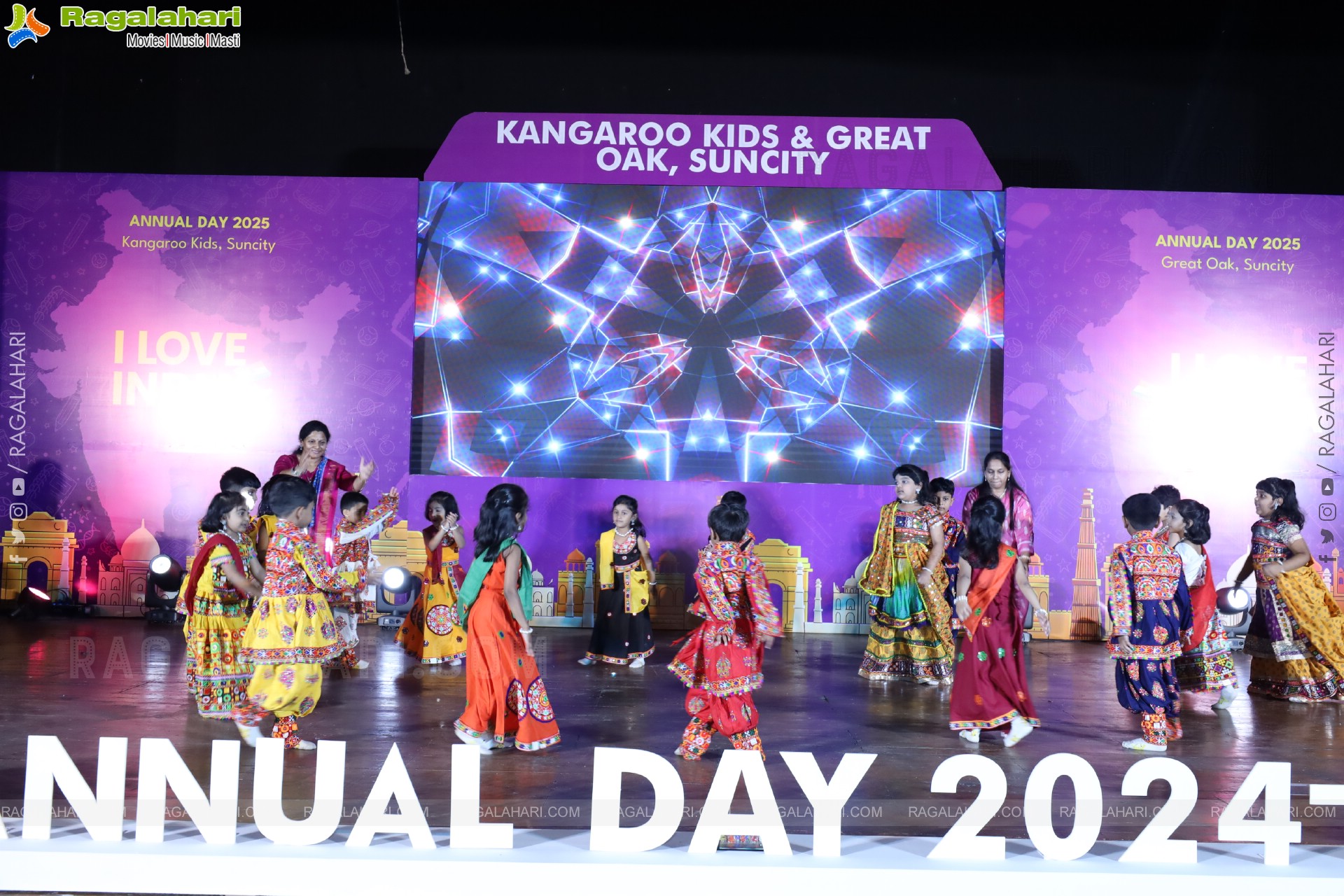 Kangaroo Kids-Suncity and Great Oak Annual Day 2025 @Taramathi Baradari