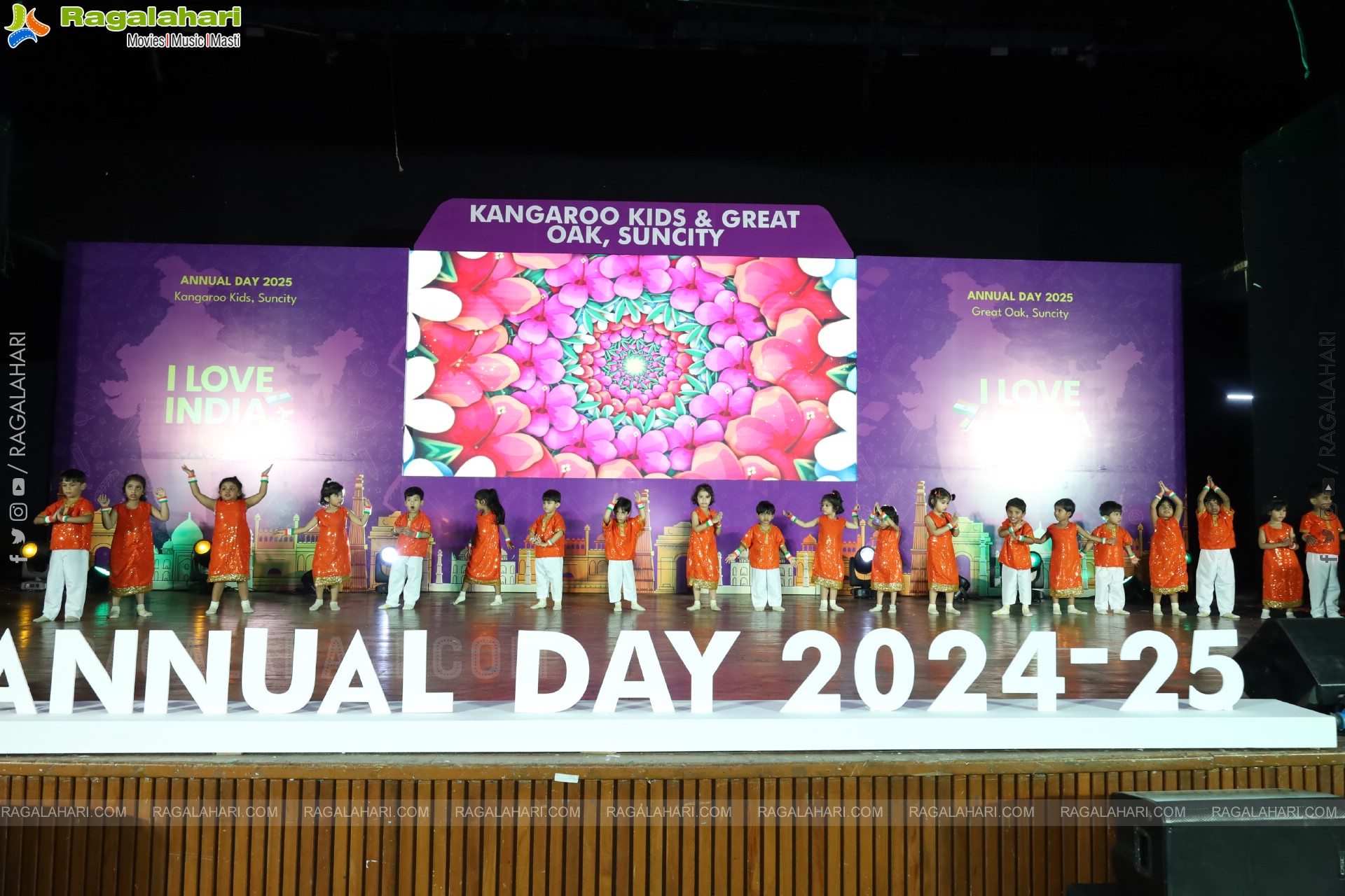 Kangaroo Kids-Suncity and Great Oak Annual Day 2025 @Taramathi Baradari