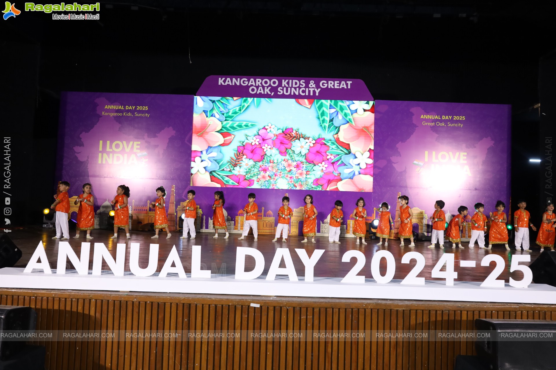 Kangaroo Kids-Suncity and Great Oak Annual Day 2025 @Taramathi Baradari