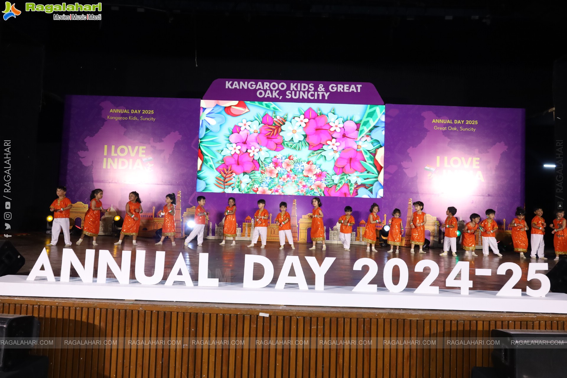 Kangaroo Kids-Suncity and Great Oak Annual Day 2025 @Taramathi Baradari