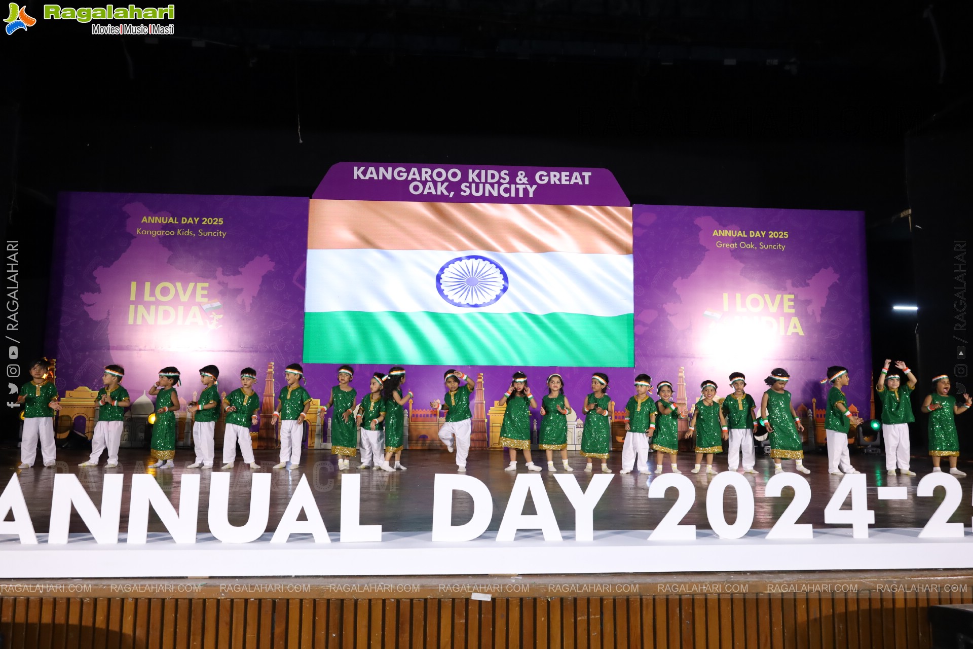 Kangaroo Kids-Suncity and Great Oak Annual Day 2025 @Taramathi Baradari