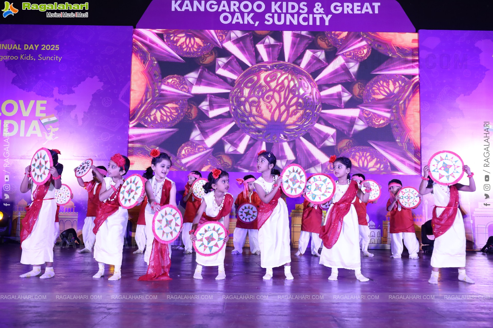 Kangaroo Kids-Suncity and Great Oak Annual Day 2025 @Taramathi Baradari