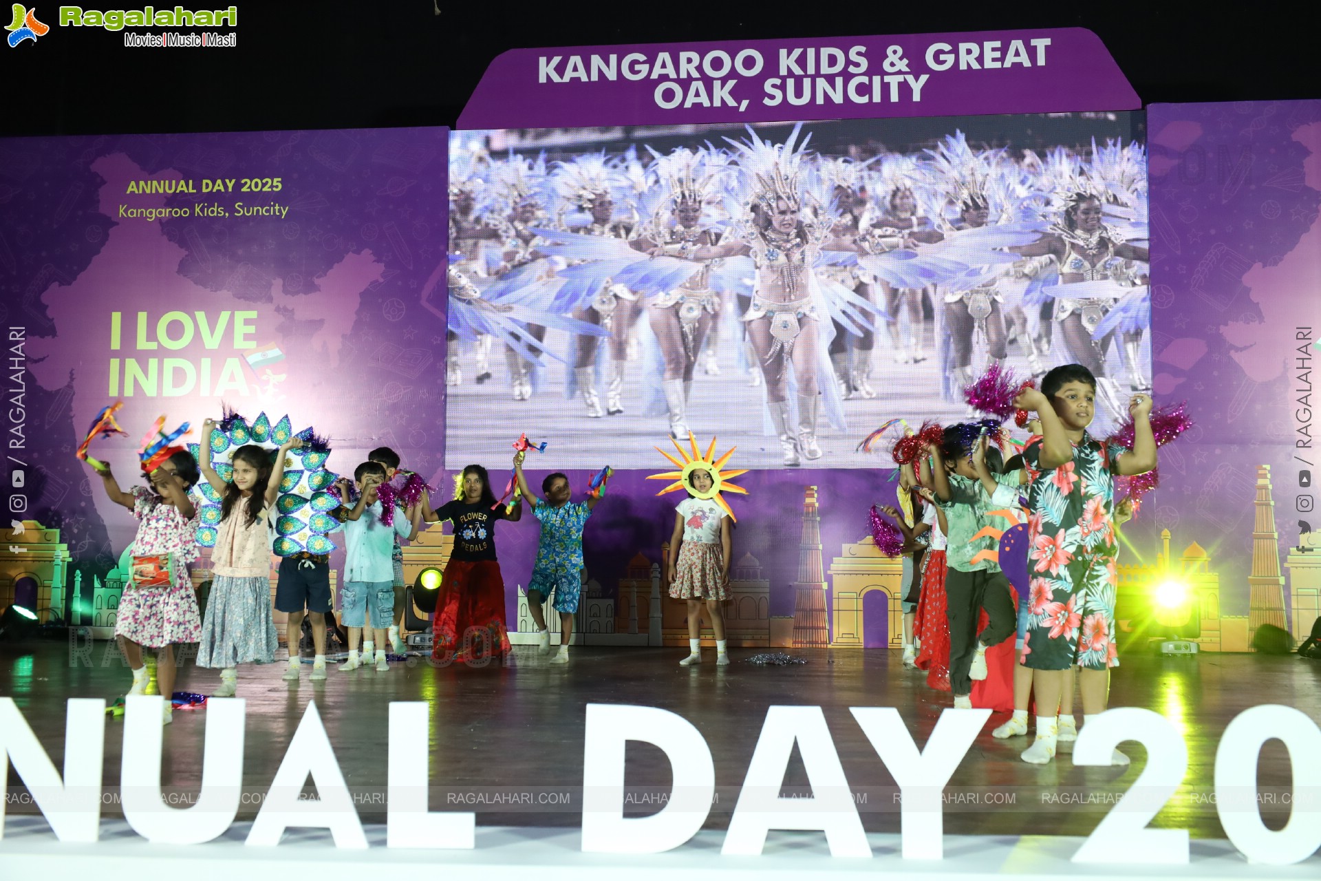 Kangaroo Kids-Suncity and Great Oak Annual Day 2025 @Taramathi Baradari