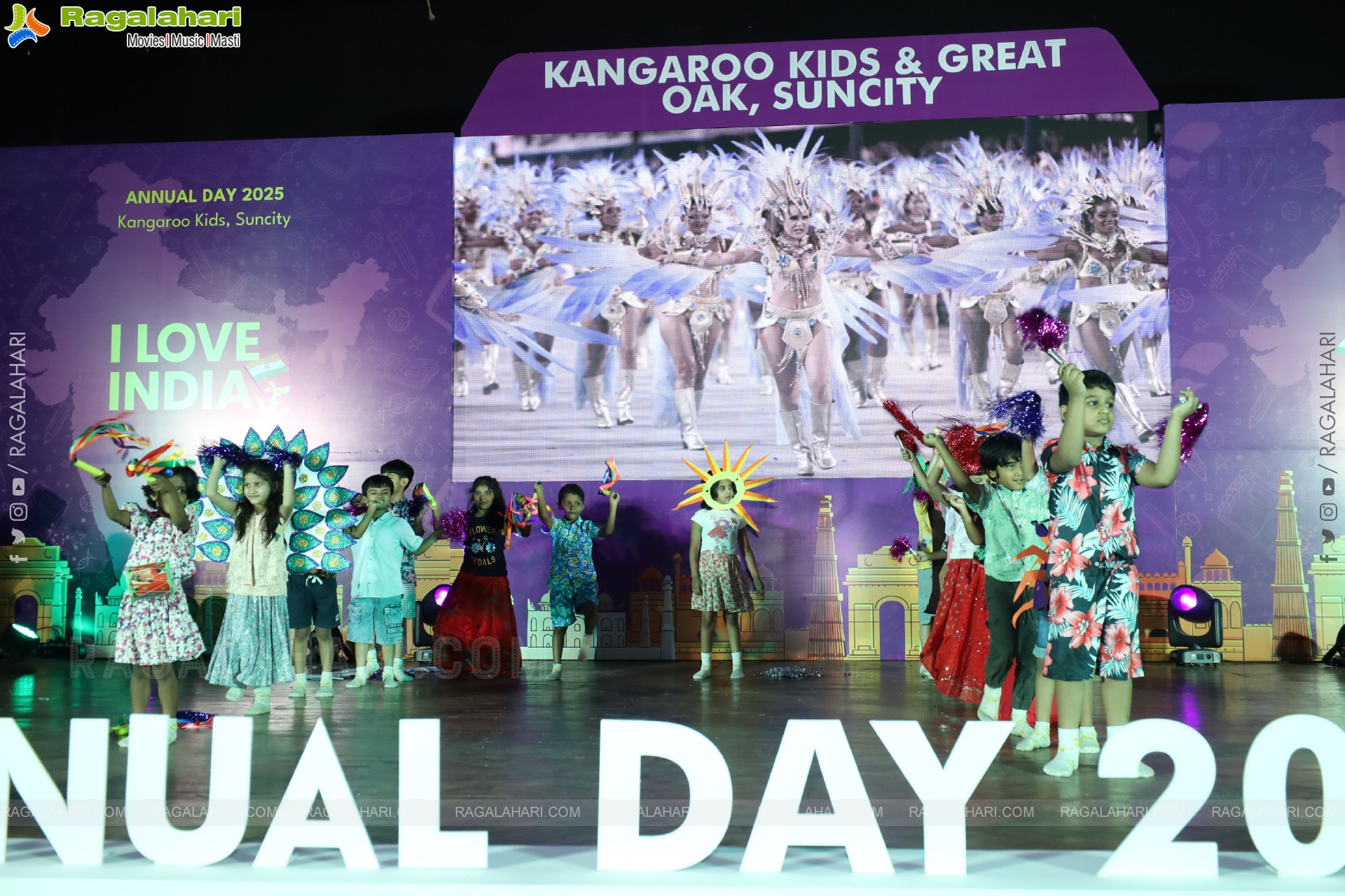 Kangaroo Kids-Suncity and Great Oak Annual Day 2025 @Taramathi Baradari