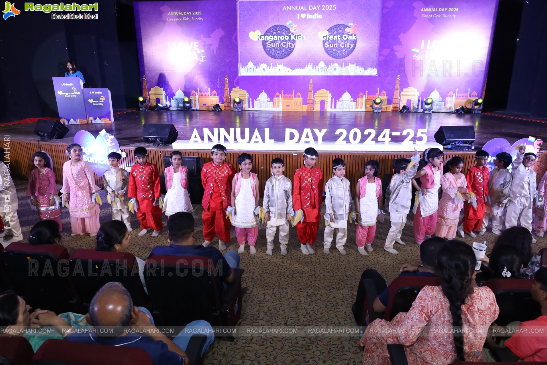 Kangaroo Kids-Suncity and Great Oak Annual Day 2025 @Taramathi Baradari