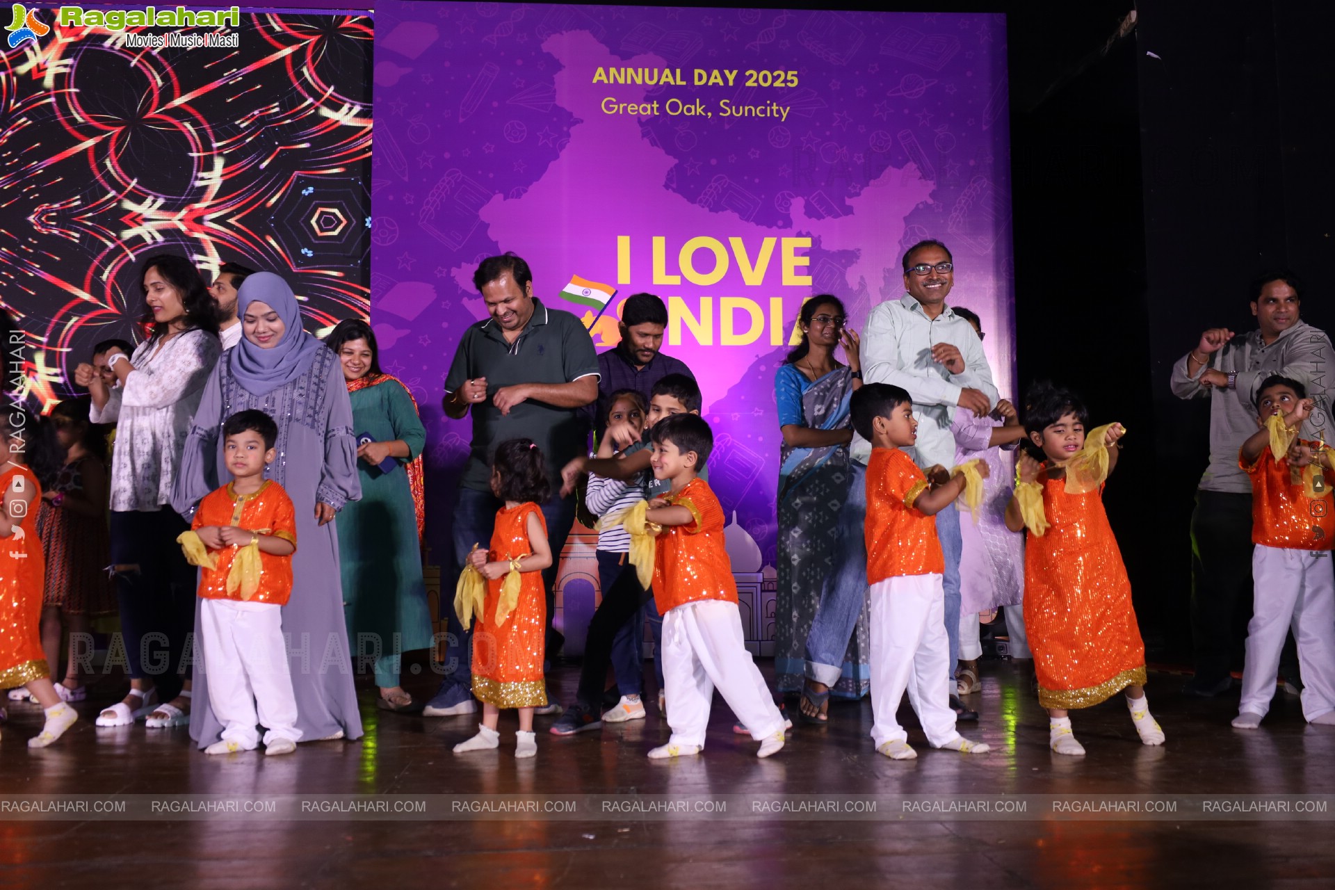 Kangaroo Kids-Suncity and Great Oak Annual Day 2025 @Taramathi Baradari