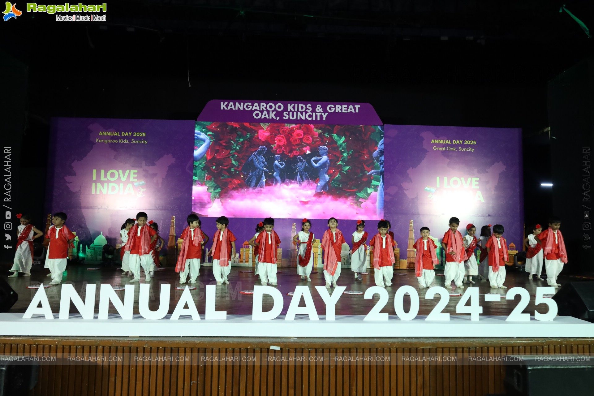 Kangaroo Kids-Suncity and Great Oak Annual Day 2025 @Taramathi Baradari