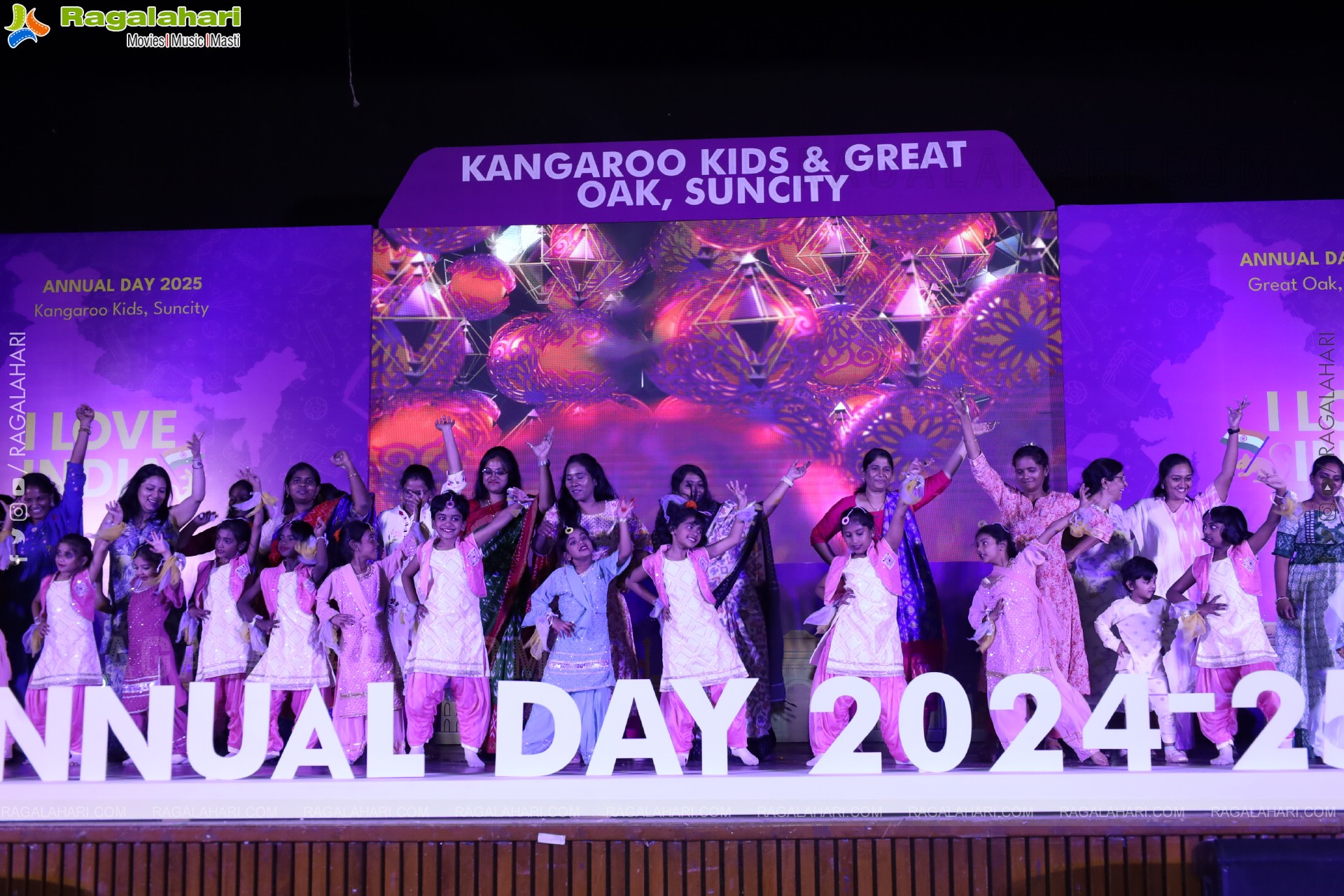 Kangaroo Kids-Suncity and Great Oak Annual Day 2025 @Taramathi Baradari