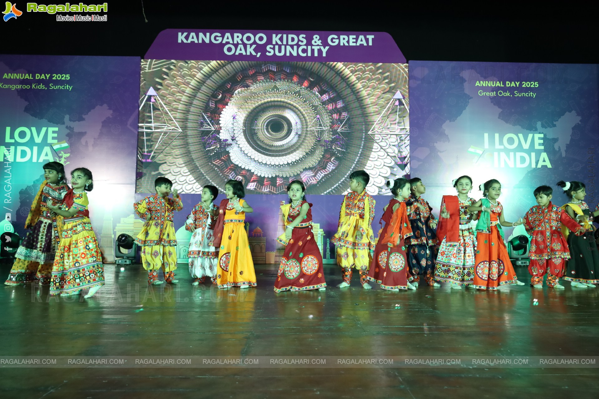 Kangaroo Kids-Suncity and Great Oak Annual Day 2025 @Taramathi Baradari