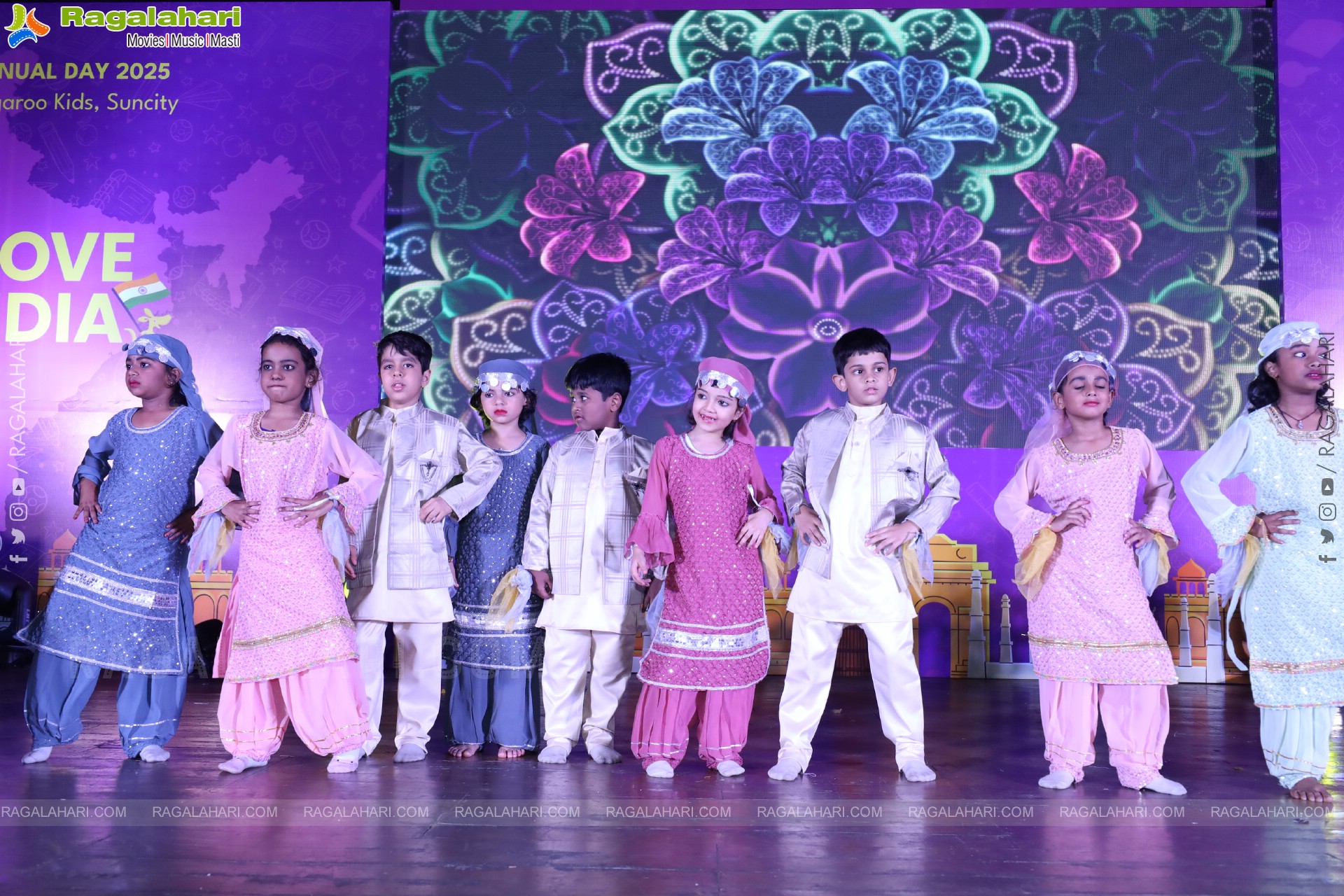 Kangaroo Kids-Suncity and Great Oak Annual Day 2025 @Taramathi Baradari