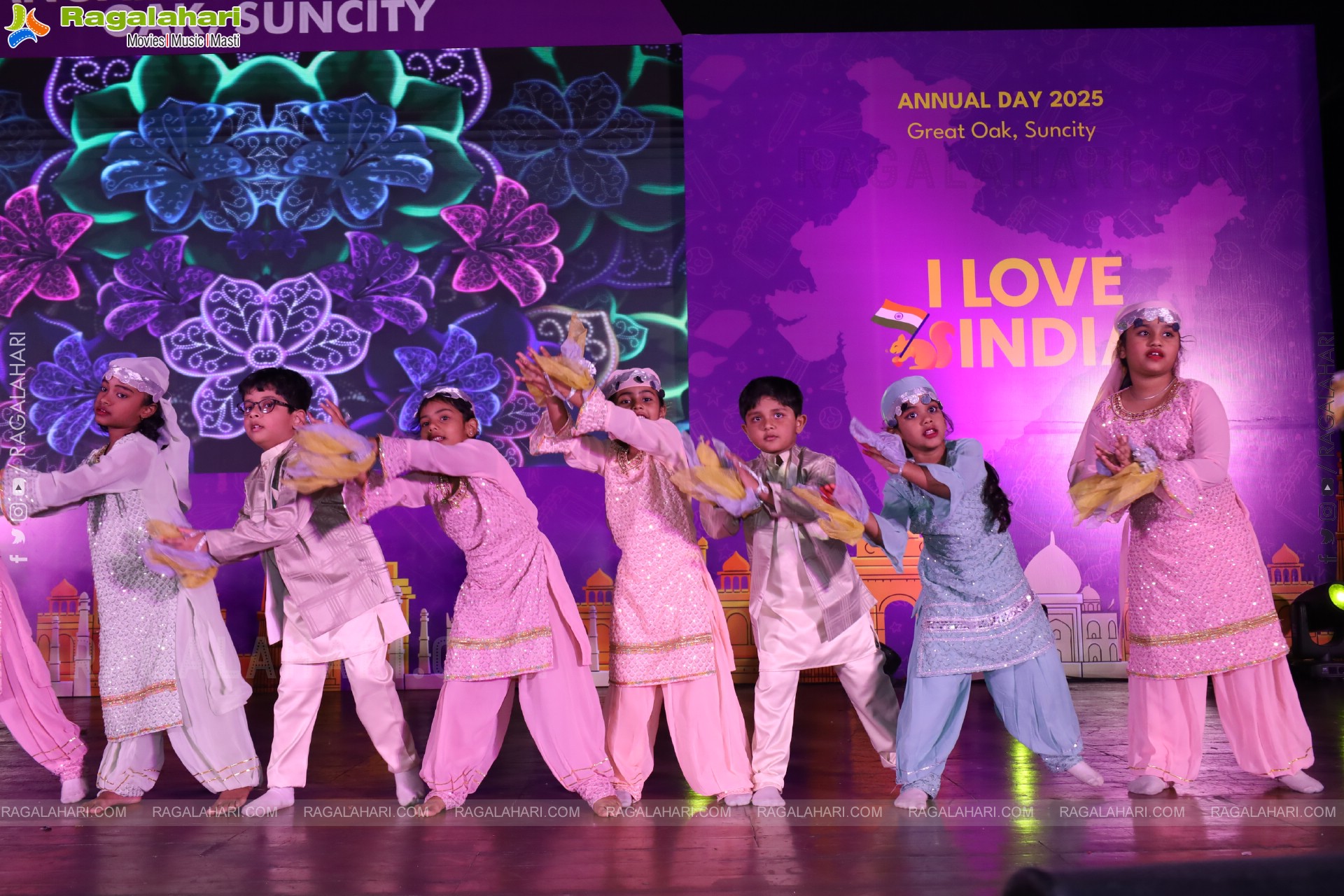 Kangaroo Kids-Suncity and Great Oak Annual Day 2025 @Taramathi Baradari