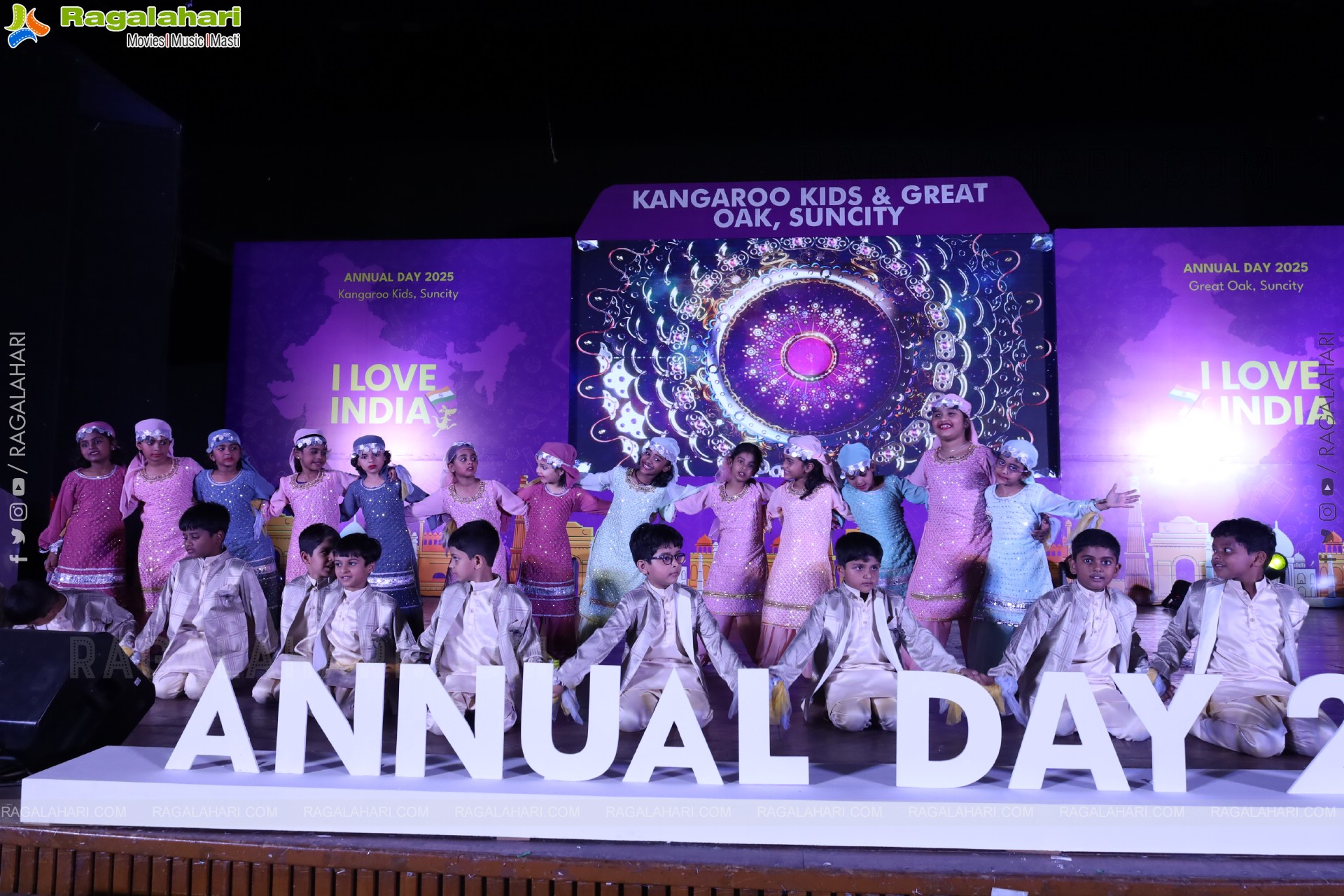 Kangaroo Kids-Suncity and Great Oak Annual Day 2025 @Taramathi Baradari