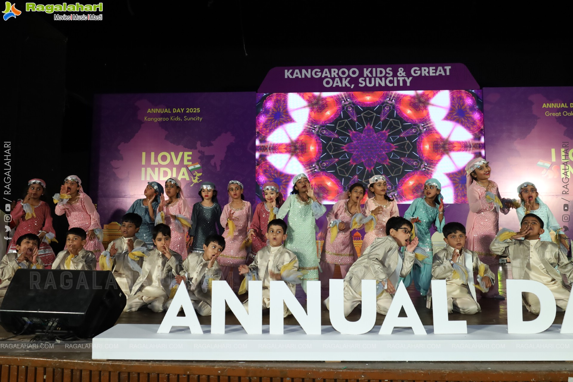 Kangaroo Kids-Suncity and Great Oak Annual Day 2025 @Taramathi Baradari