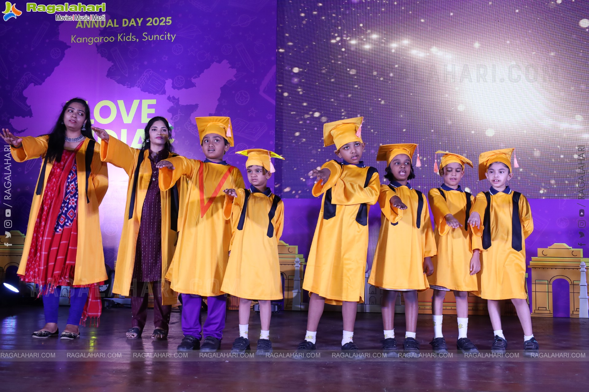 Kangaroo Kids-Suncity and Great Oak Annual Day 2025 @Taramathi Baradari