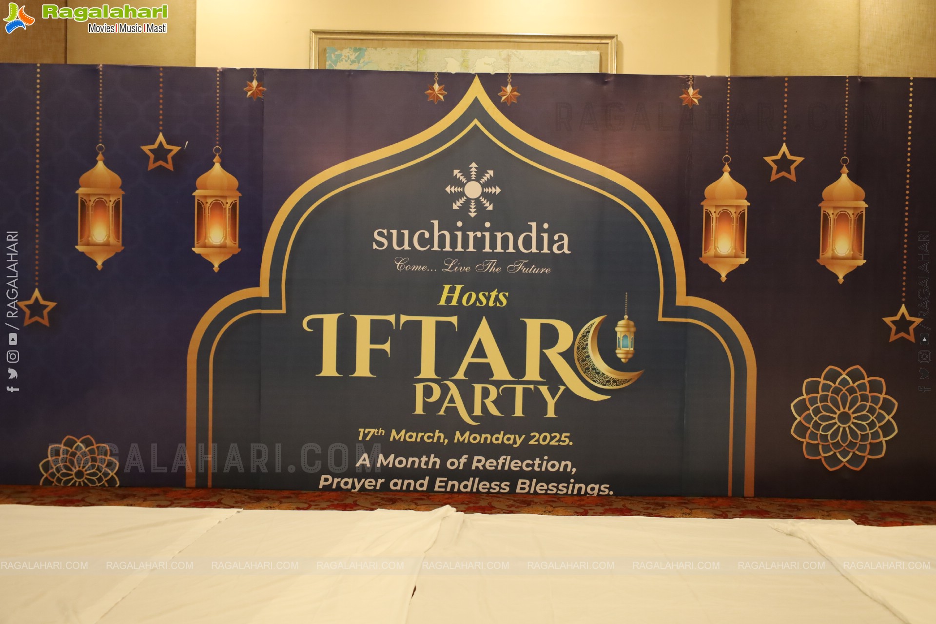 Suchirindia Dr. Lion Kiron Hosted iftar Party at Radisson Blu Hotel, Banjara Hills