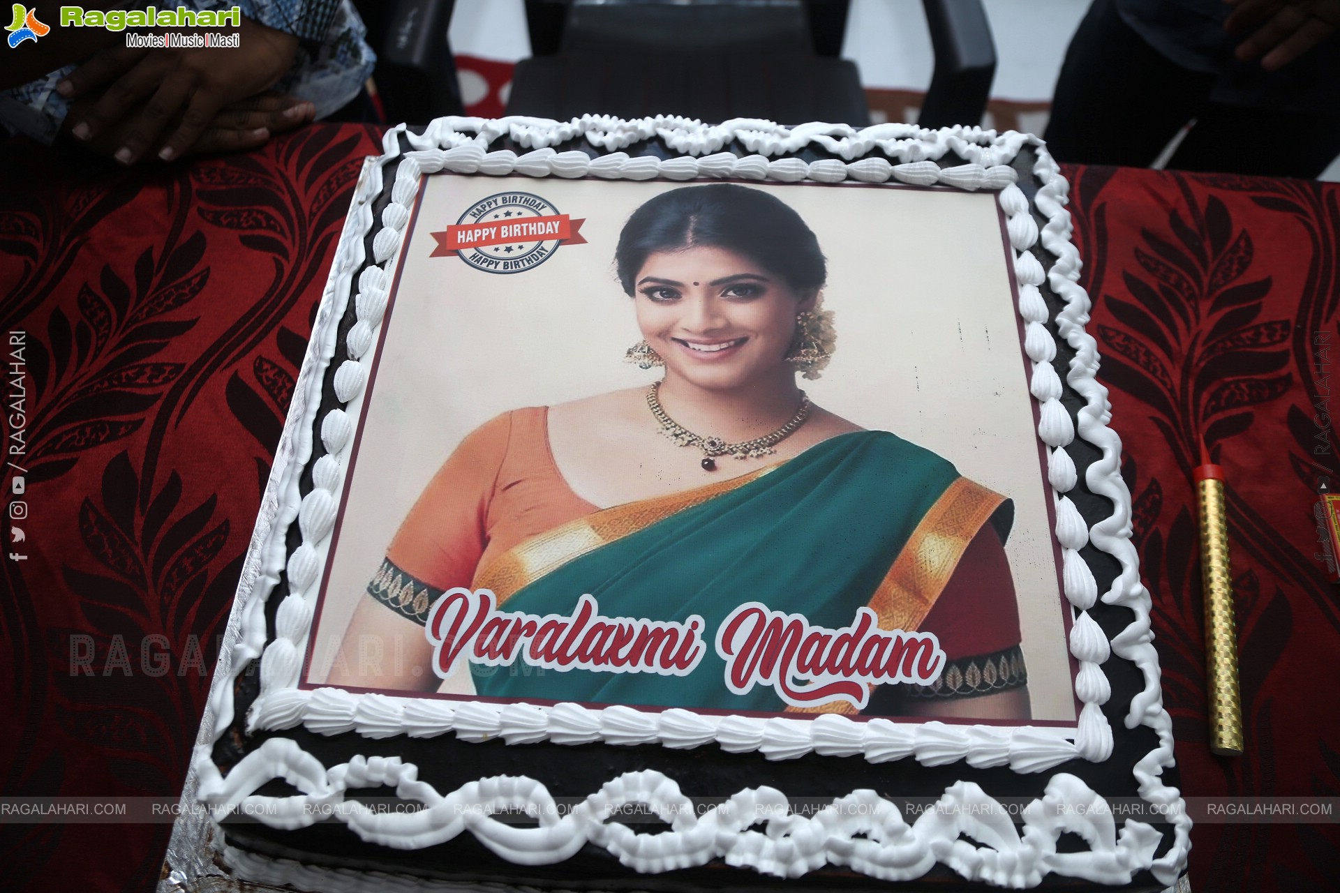 Actress Varalaxmi Sarathkumar Celebrates Her Birthday in Lepra Society Orphanage, Hyderabad