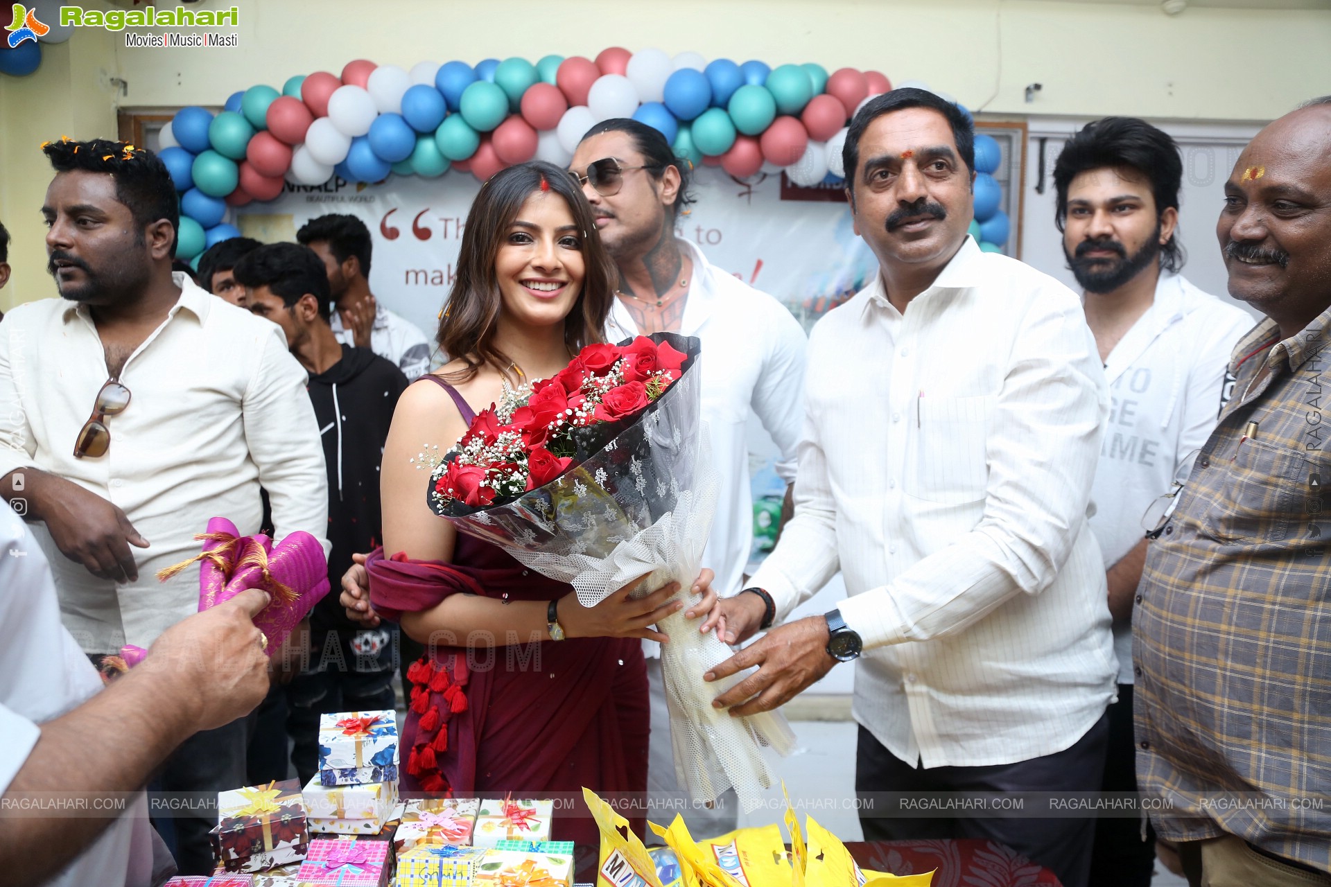 Actress Varalaxmi Sarathkumar Celebrates Her Birthday in Lepra Society Orphanage, Hyderabad