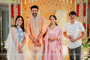 Bellamkonda Sai Srinivas and Kavya Reddy's Roka Ceremony 