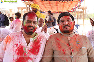 His Highness Nawab Raunaq Yar Khan's Holi Celebrations
