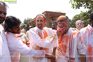 His Highness Nawab Raunaq Yar Khan's Holi Celebrations