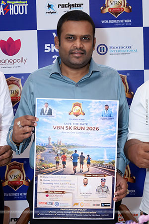 VBN 5K RUN 2026 - Date Announcement Press Meet, Hyderabad