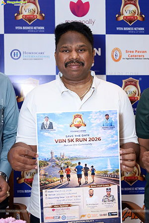VBN 5K RUN 2026 - Date Announcement Press Meet, Hyderabad