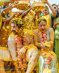 VIROSH Wedding: Haldi Ceremony Pics!!!