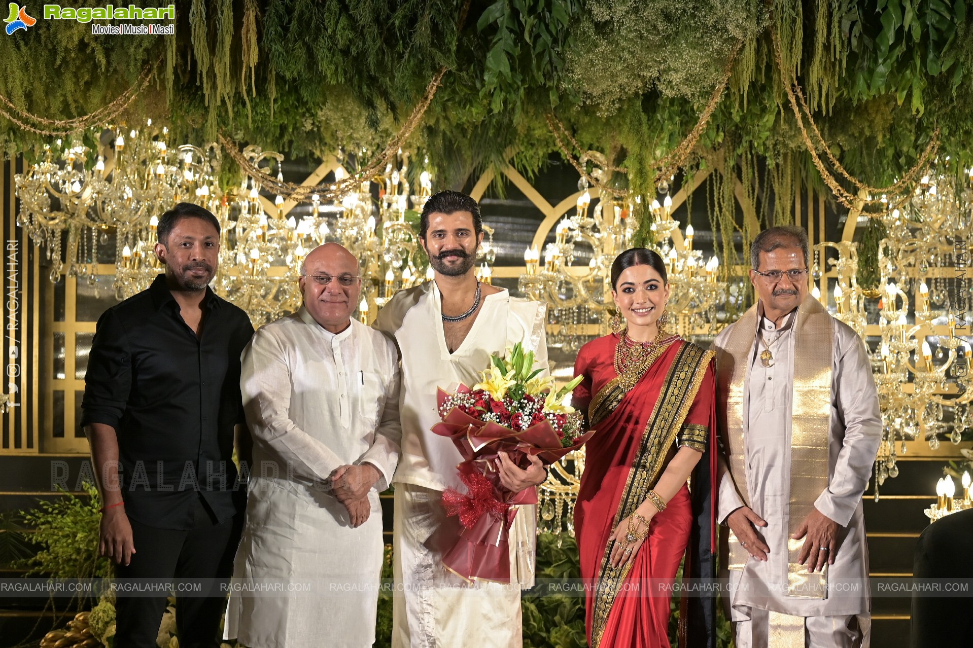 Vijay Deverakonda and Rashmika Mandanna's Wedding Reception Pics!!