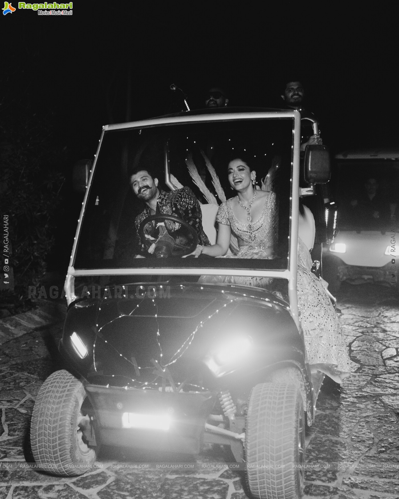 Vijay Deverakonda and Rashmika Mandanna's Sangeeth and Vratam Pics!!